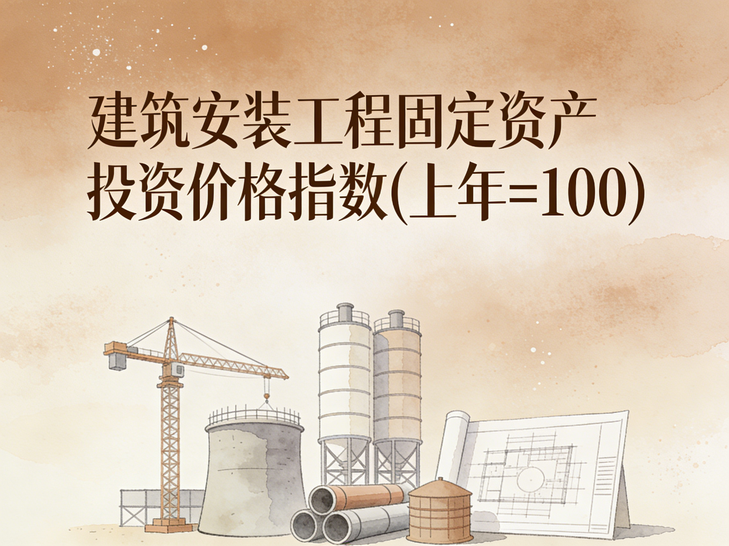 1991-2019年中国建筑安装工程固定资产投资价格指数数据集