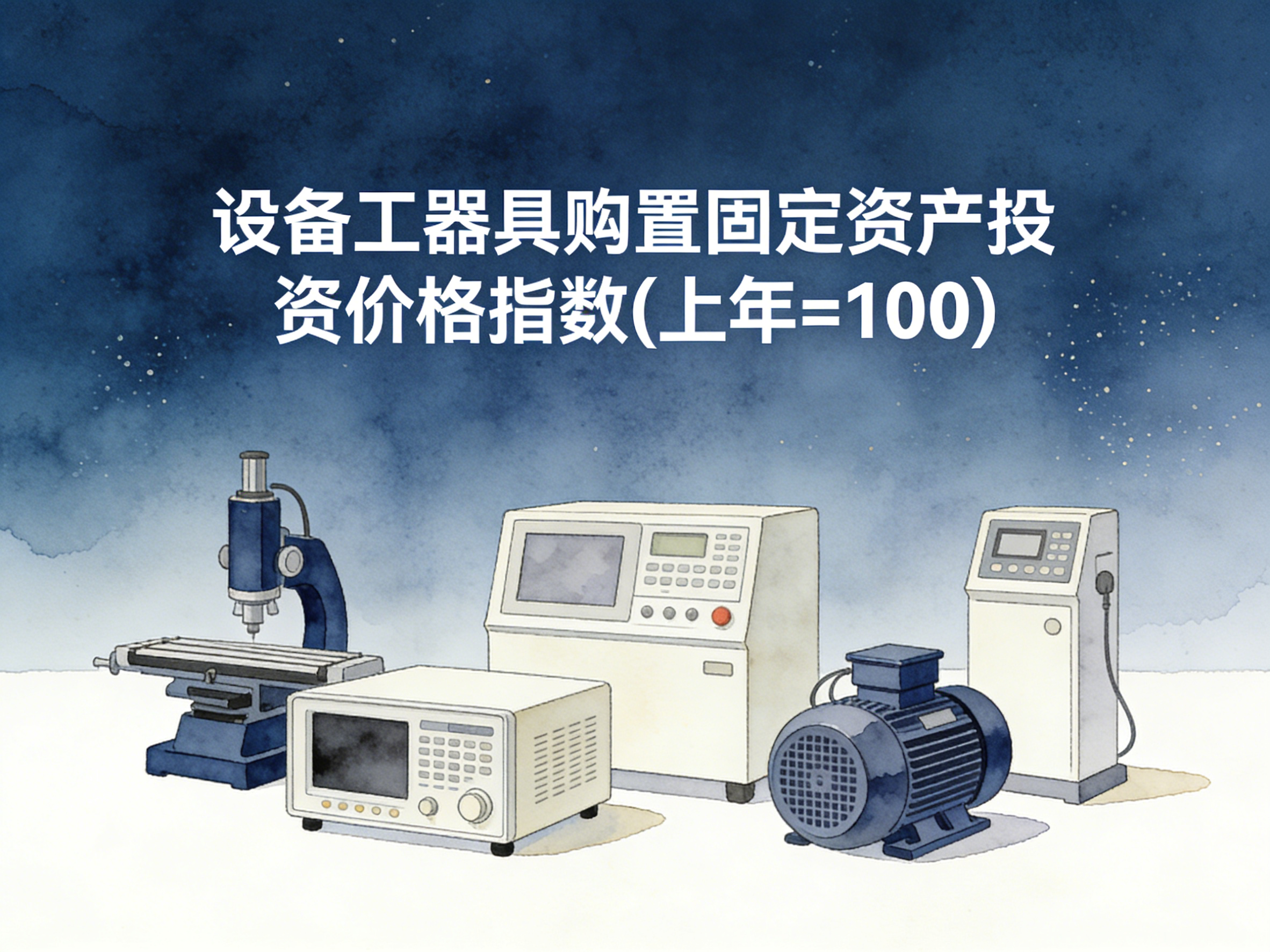 1991-2019年中国设备工器具购置固定资产投资价格指数数据集