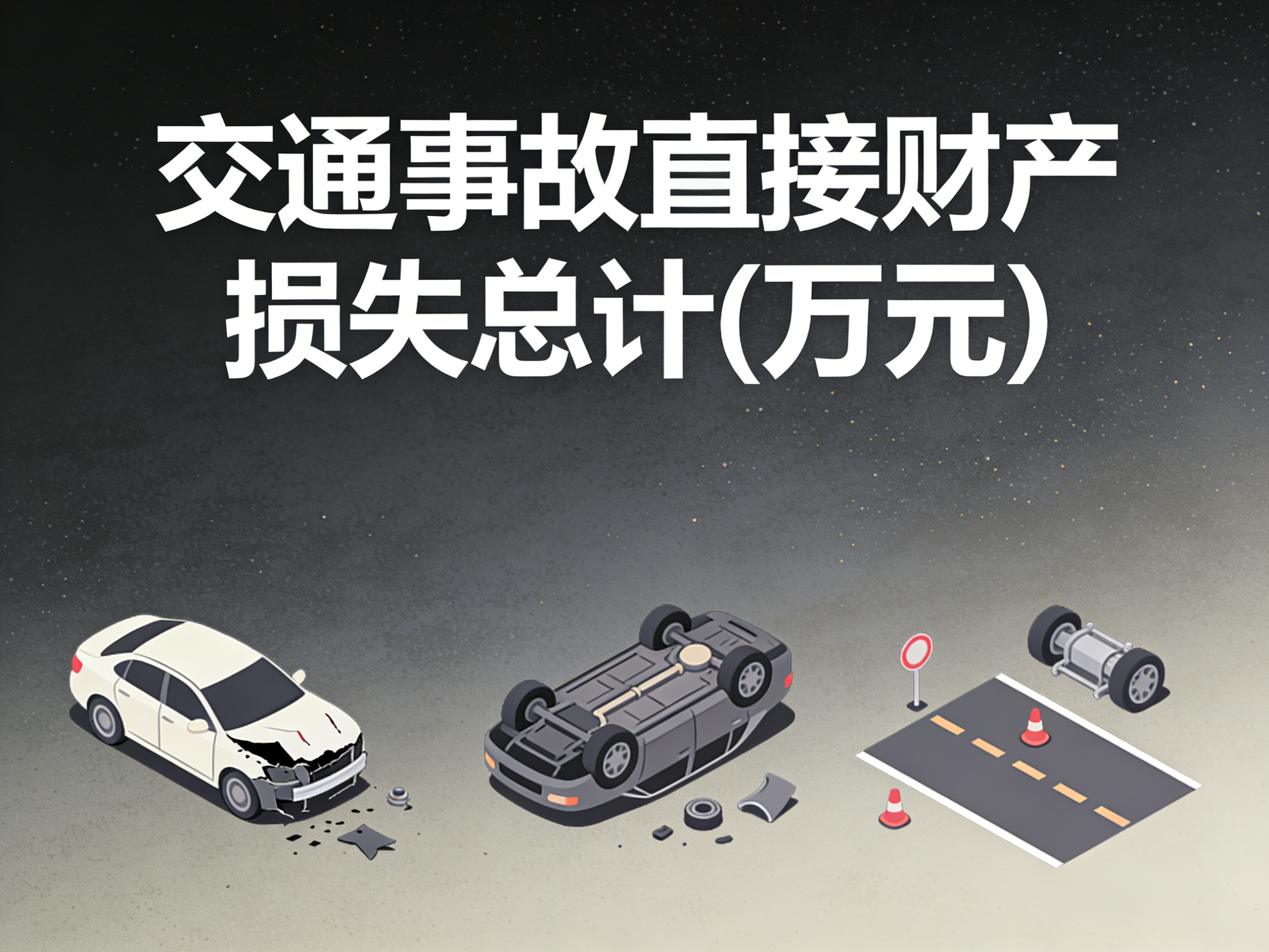 1996-2024年中国交通事故直接财产损失总计数据集