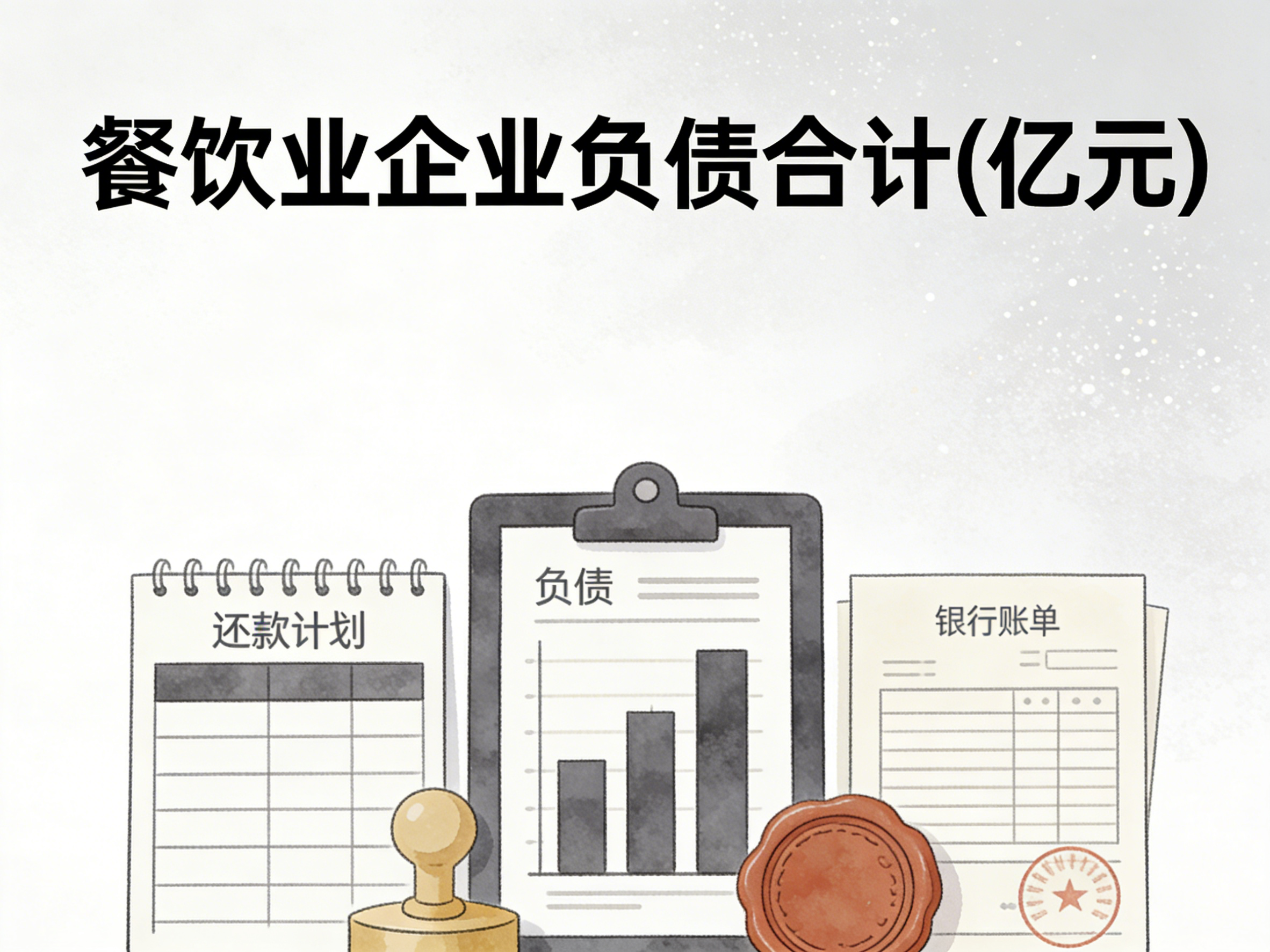 1998-2024年中国餐饮业企业负债合计数据集