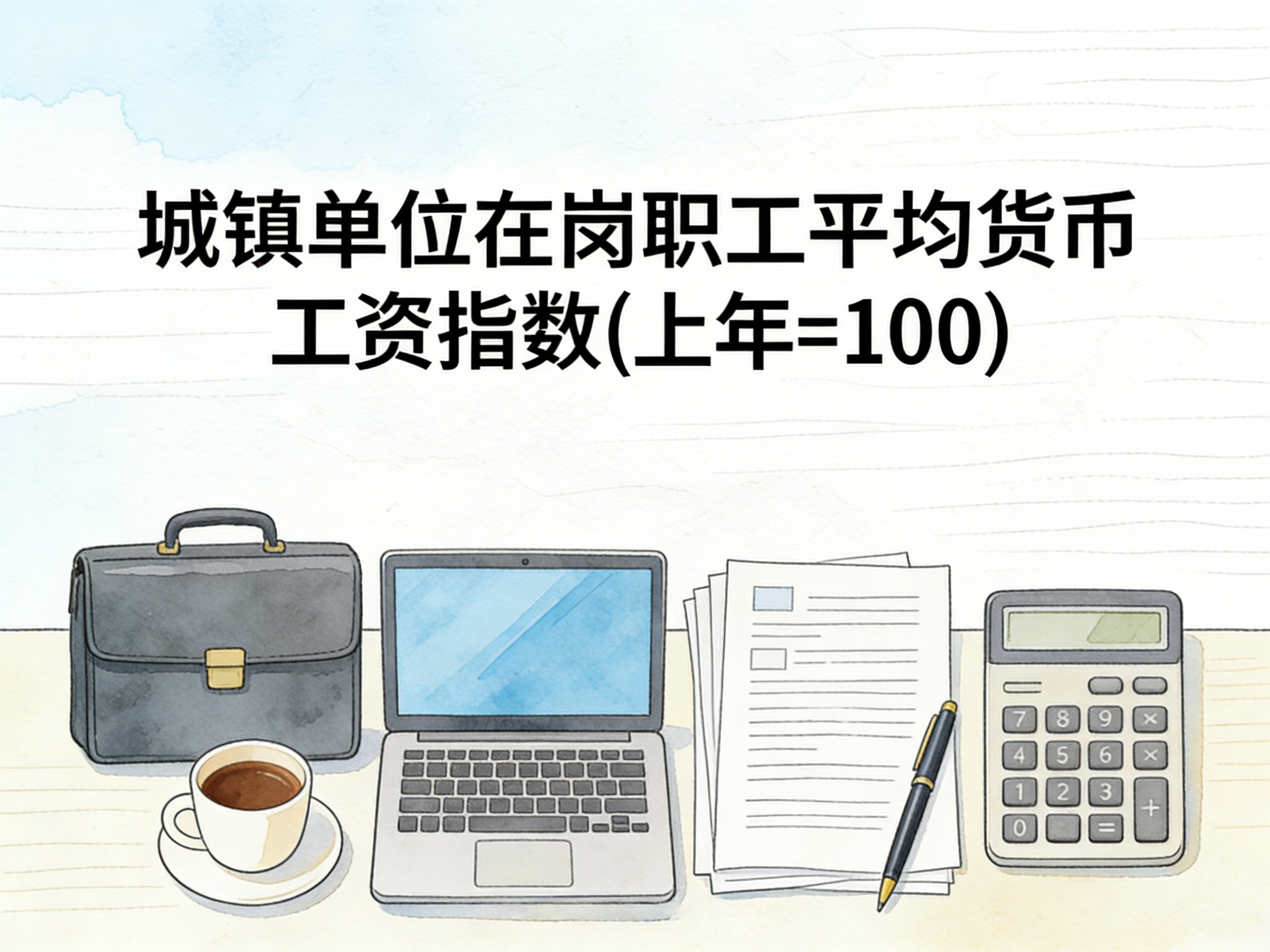1998-2024年中国城镇单位在岗职工平均货币工资指数数据集