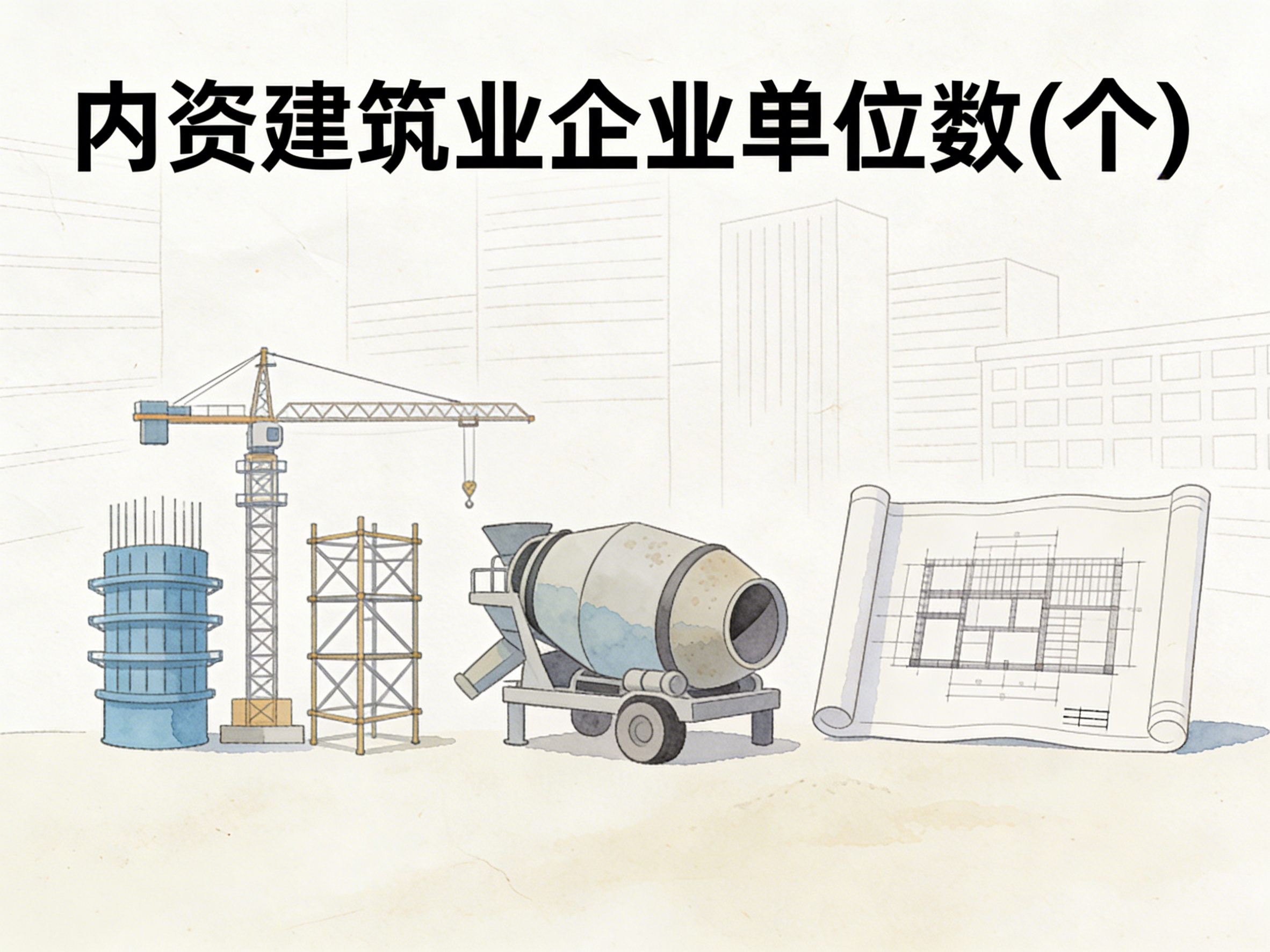 1998-2024年中国内资建筑业企业单位数数据集