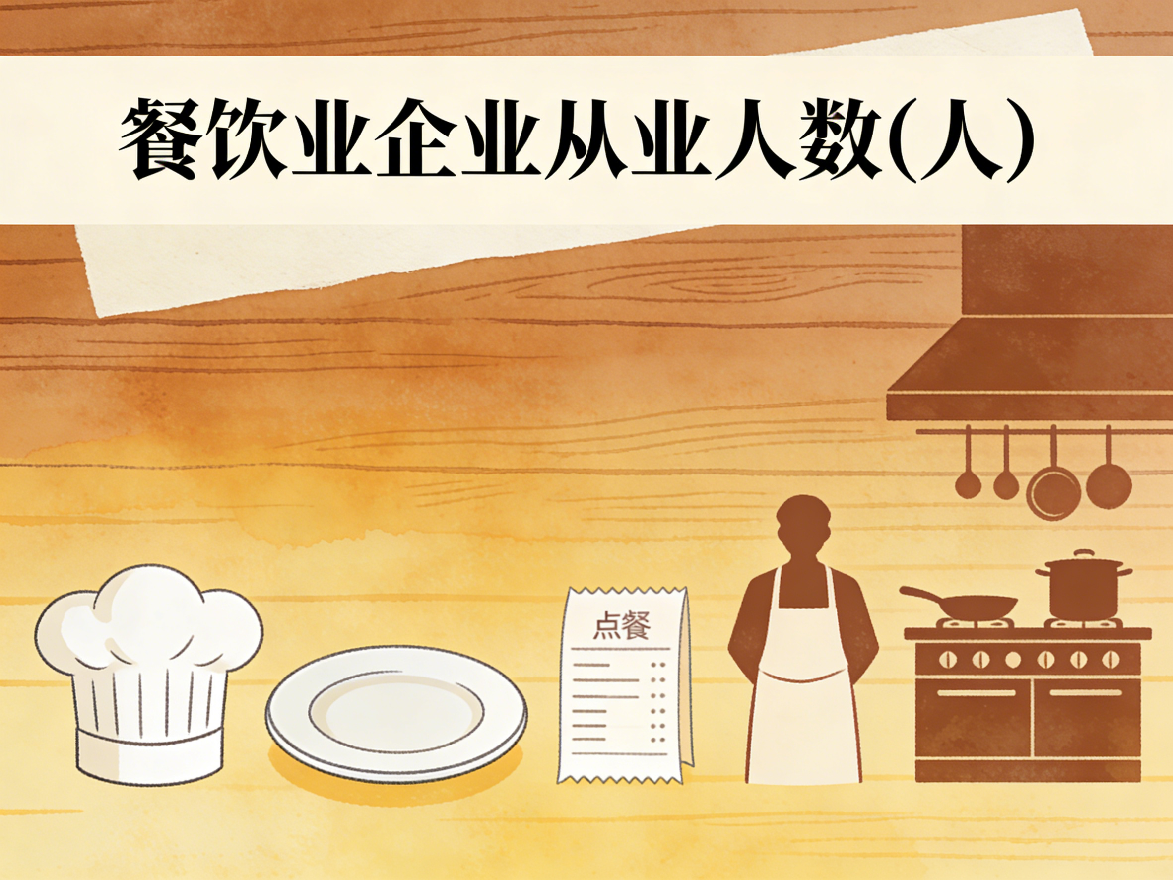 1999-2024年中国餐饮业企业从业人数数据集