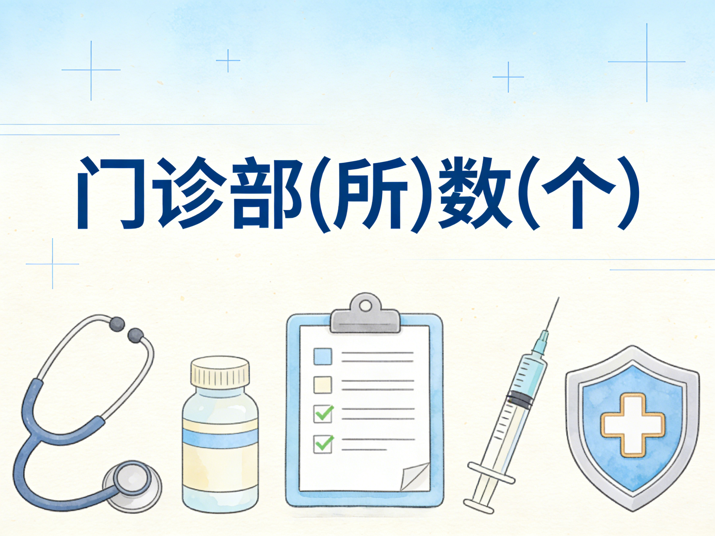 1999-2024年中国门诊部数数据集