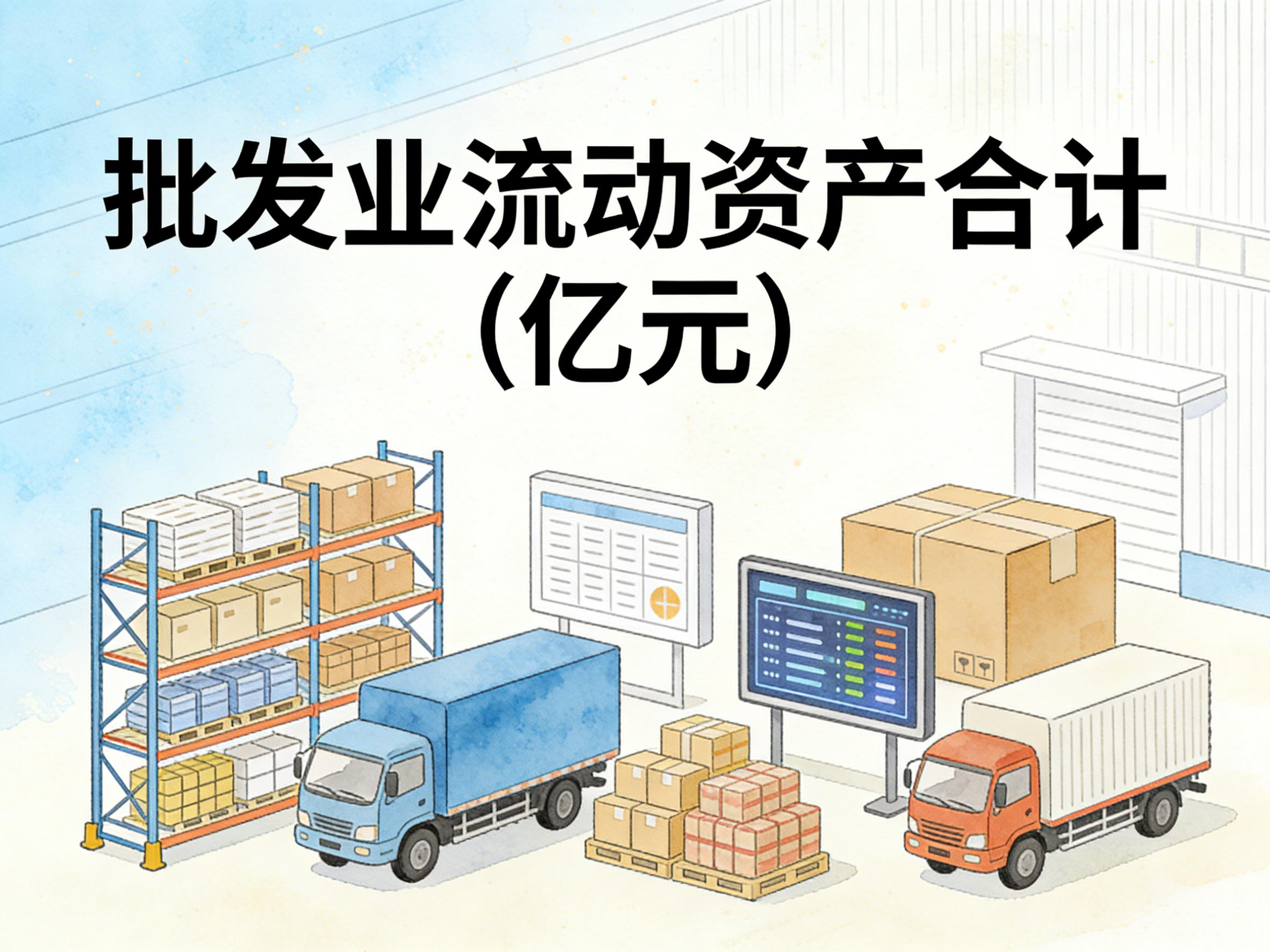 1999-2024年中国批发业流动资产合计数据集