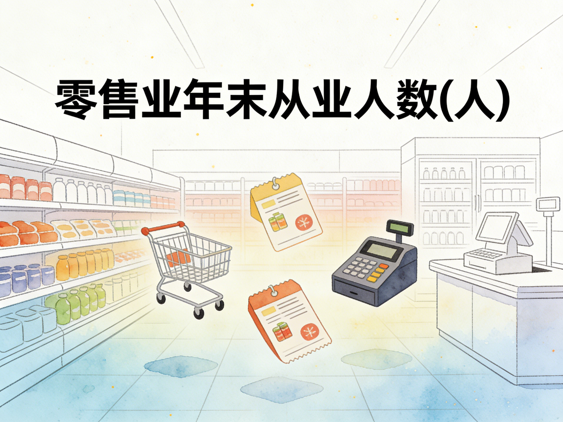 1999-2024年中国零售业年末从业人数数据集