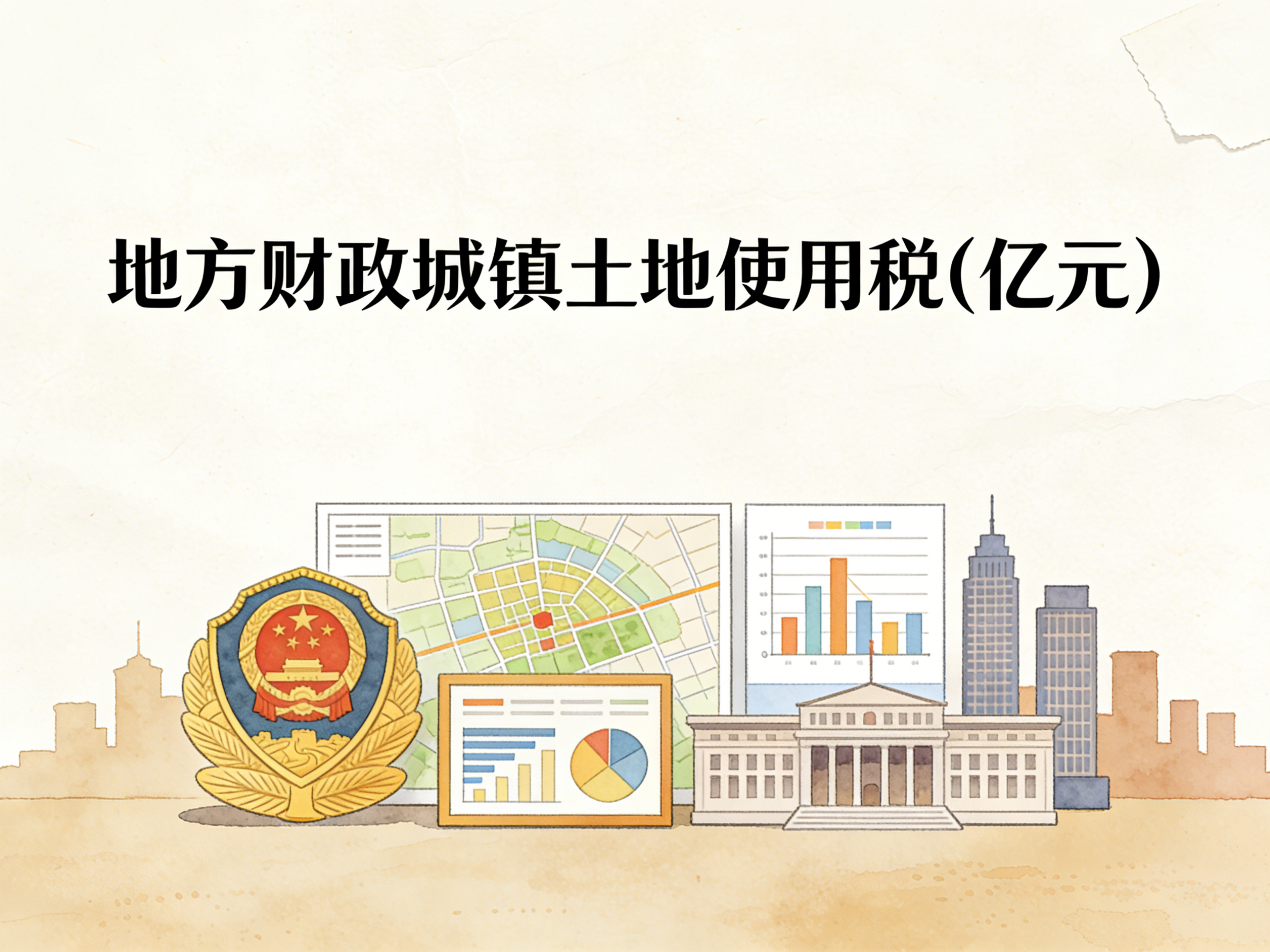 1999-2024年中国地方财政城镇土地使用税数据集