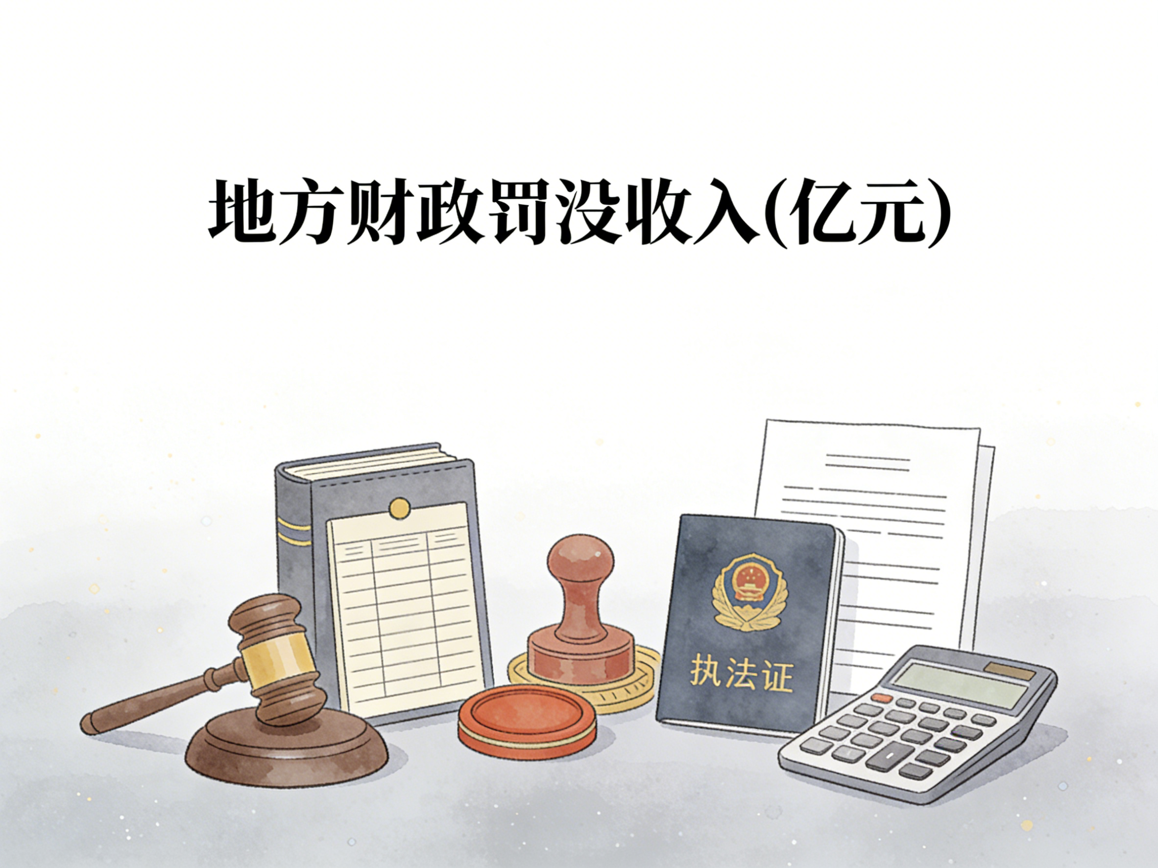 1999-2024年中国地方财政罚没收入数据集
