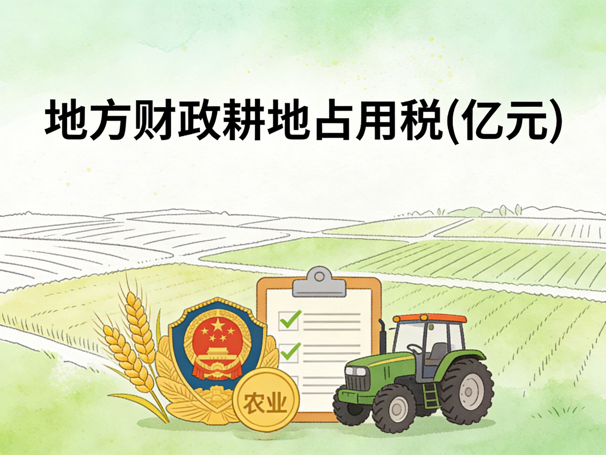 1999-2024年中国地方财政耕地占用税数据集