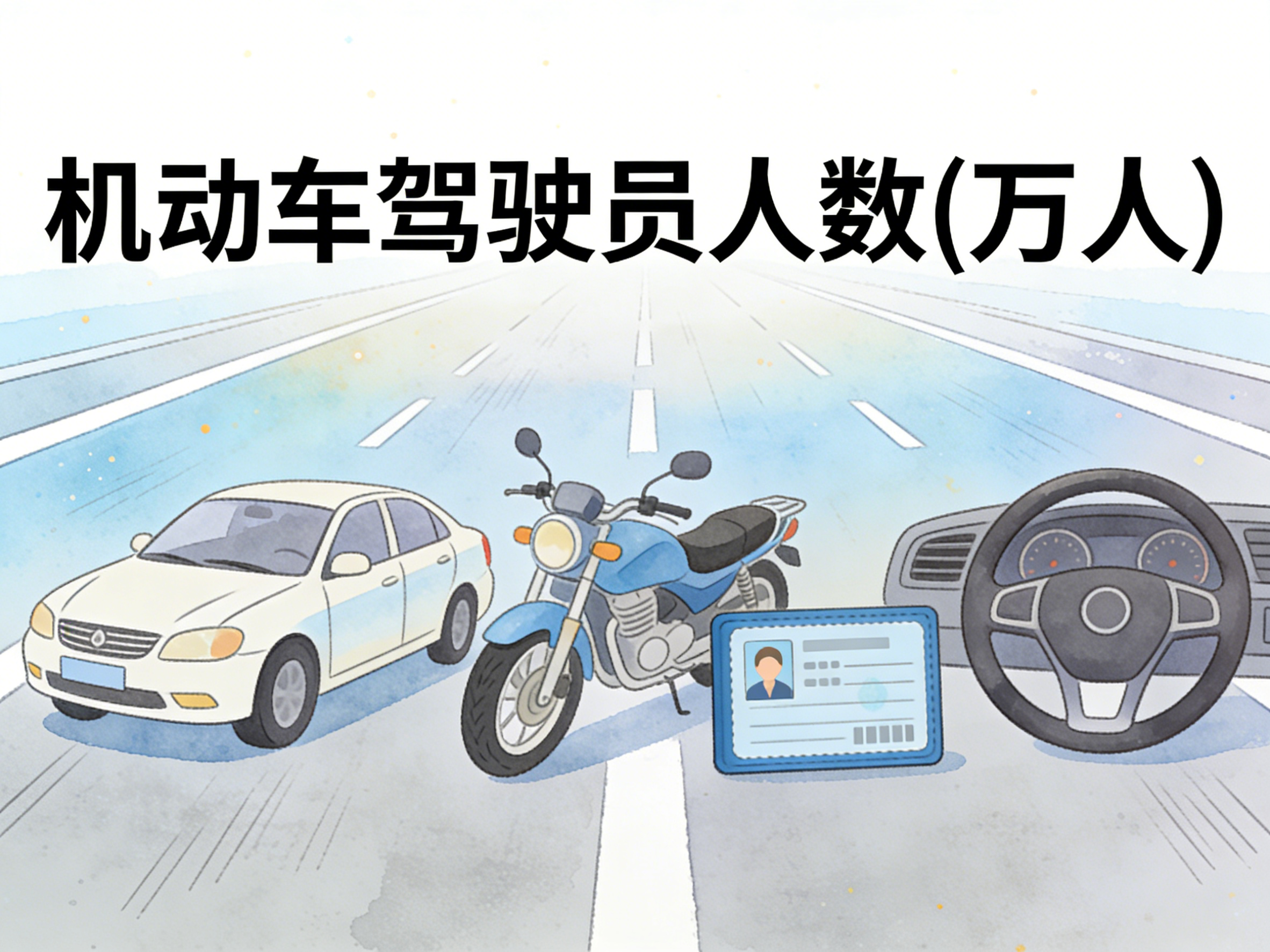 1999-2024年中国机动车驾驶员人数数据集