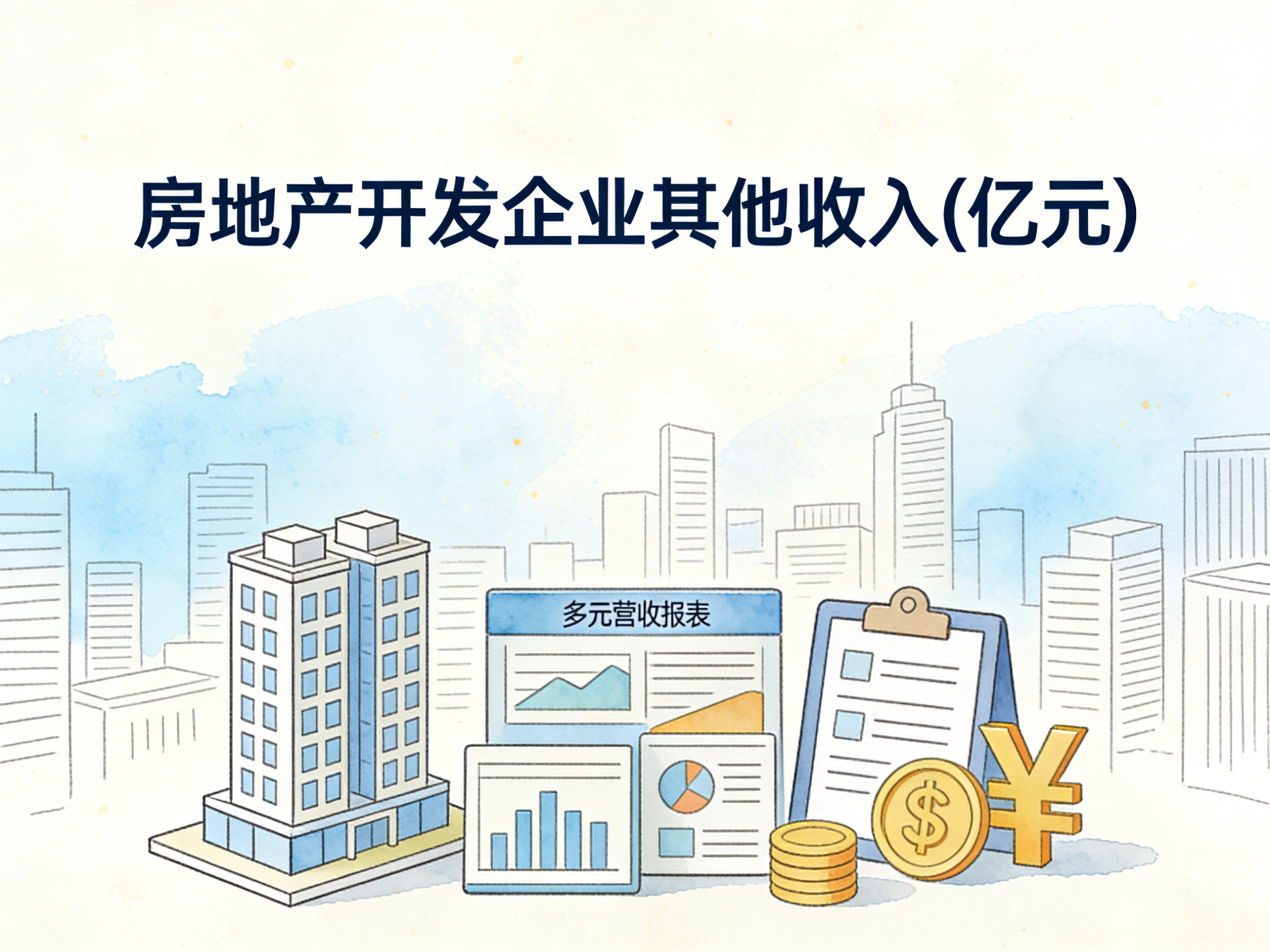 2000-2024年中国房地产开发企业其他收入数据集