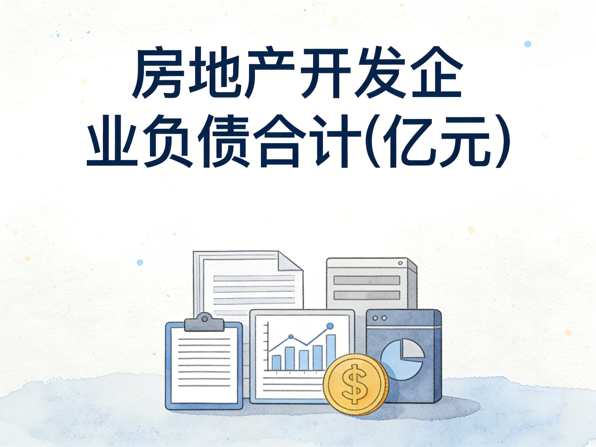2000-2024年中国房地产开发企业负债合计数据集