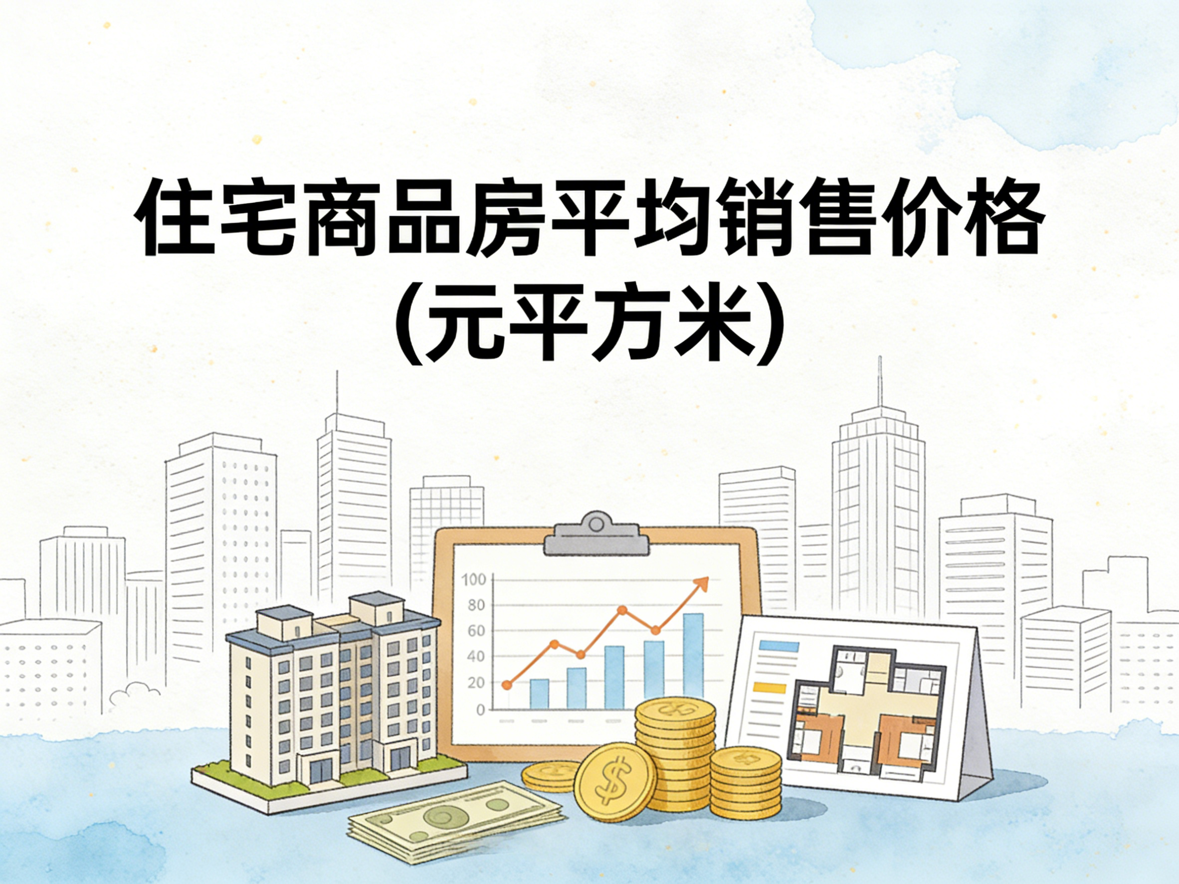 2000-2024年中国住宅商品房平均销售价格数据集