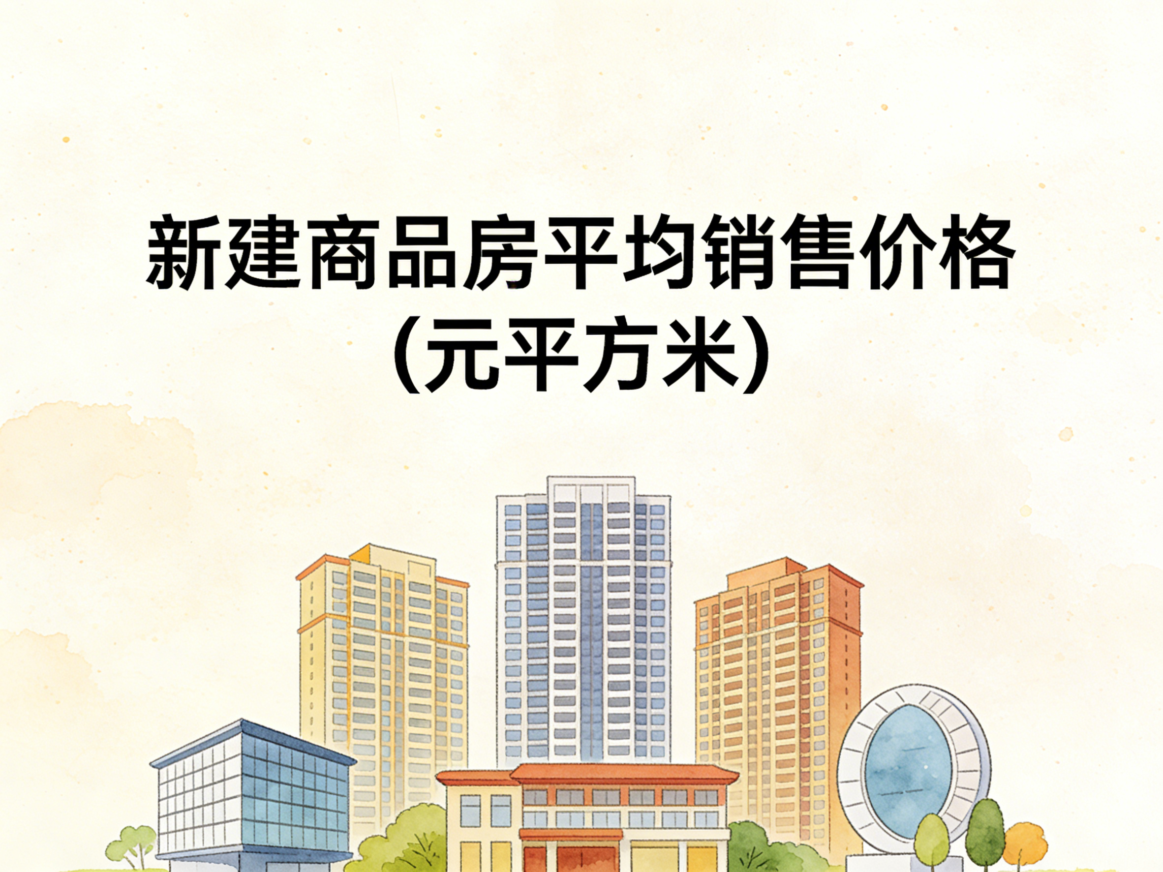 2000-2024年中国新建商品房平均销售价格数据集