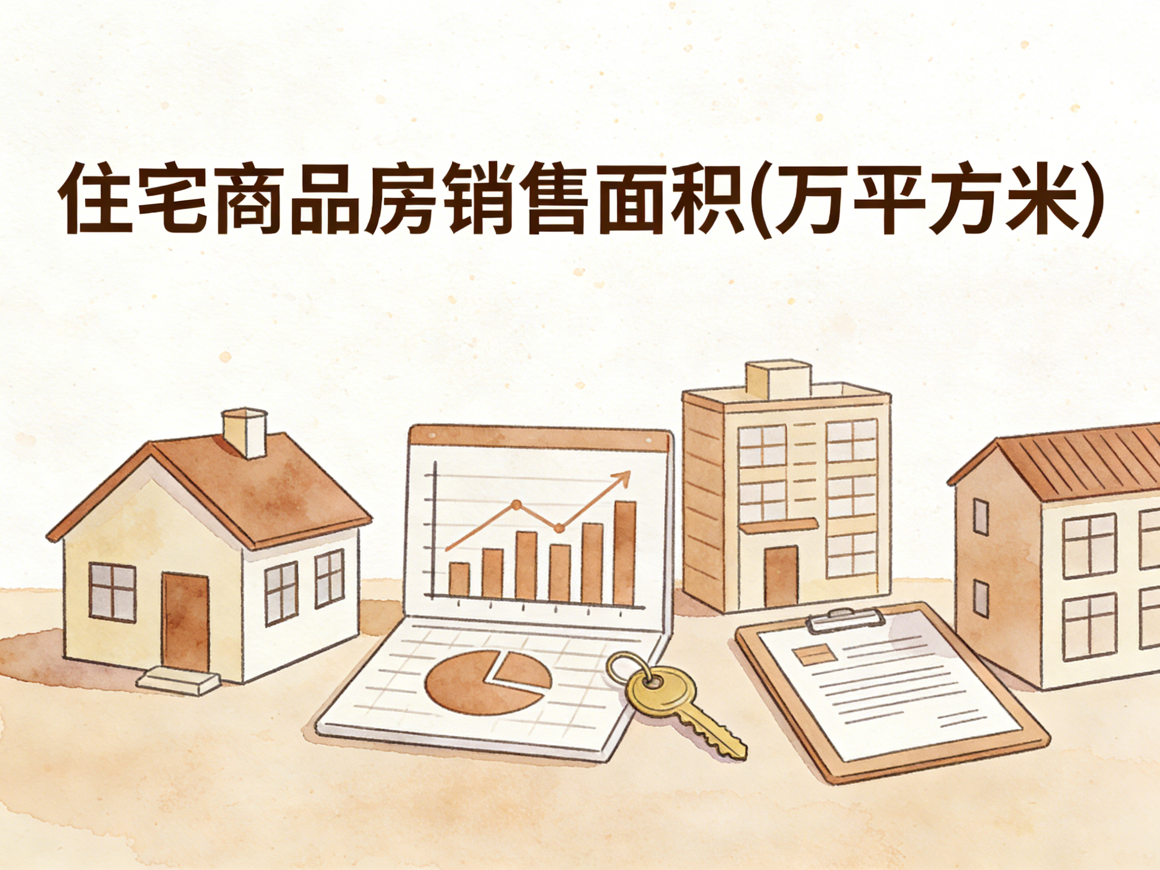 2000-2024年中国住宅商品房销售面积数据集