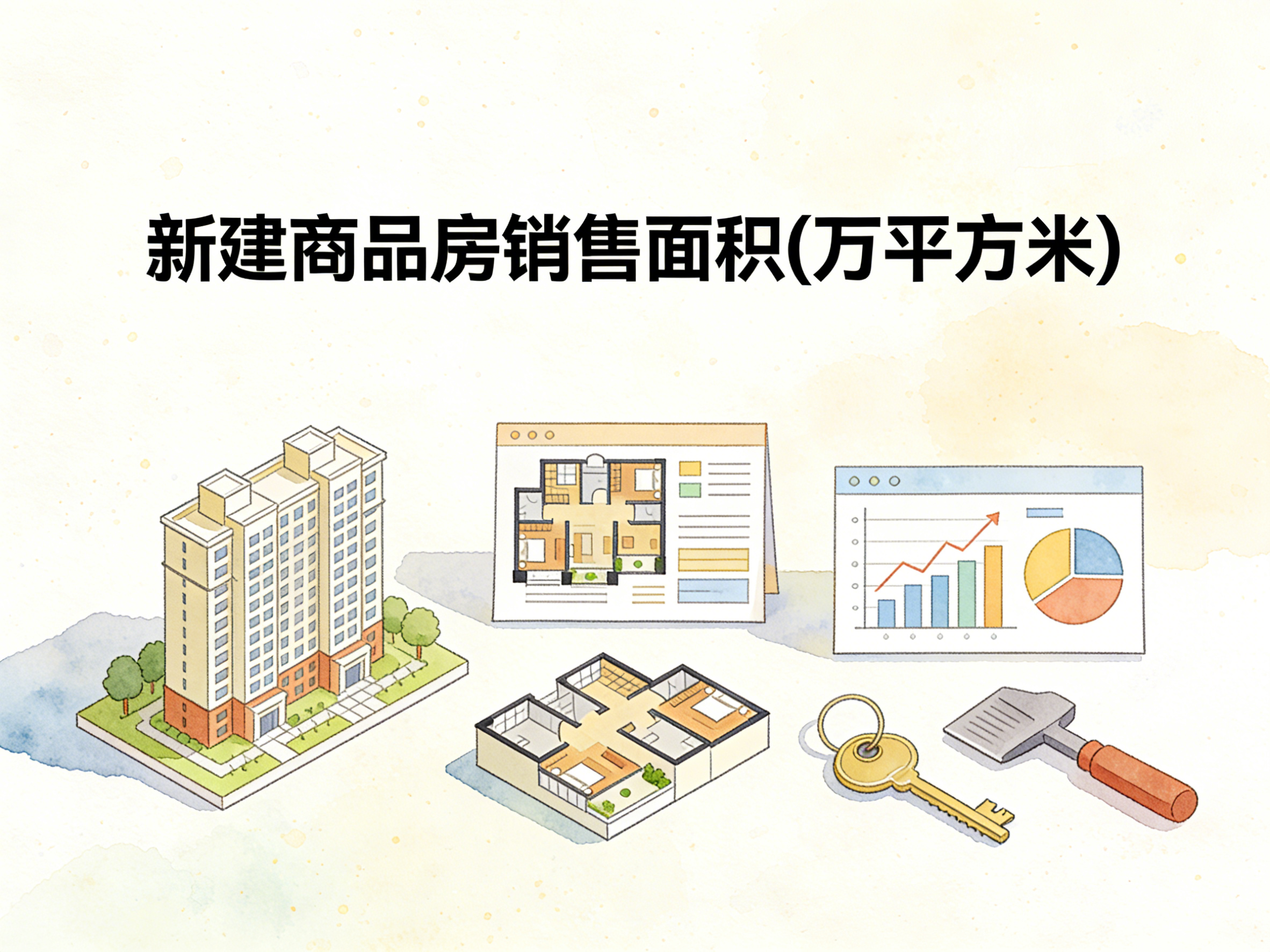 2000-2024年中国新建商品房销售面积数据集