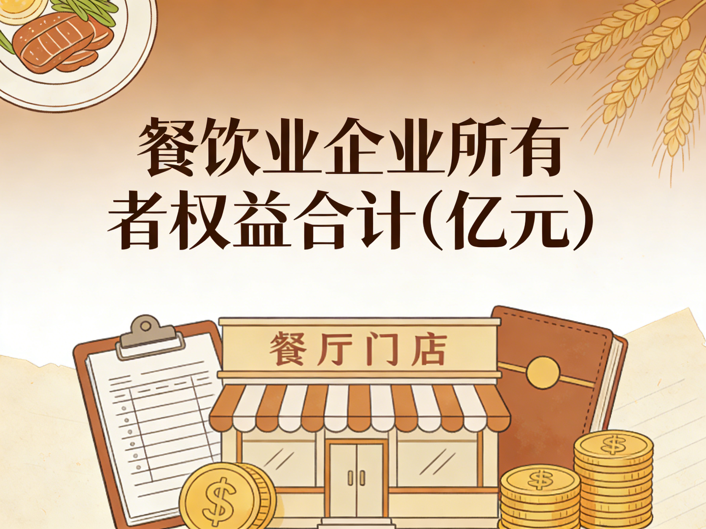 2001-2024年中国餐饮业企业所有者权益合计数据集