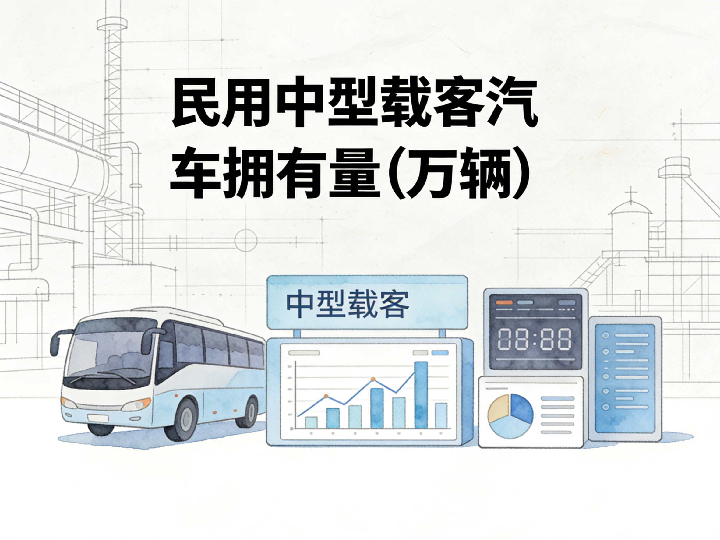 2002-2024年中国民用中型载客汽车拥有量数据集