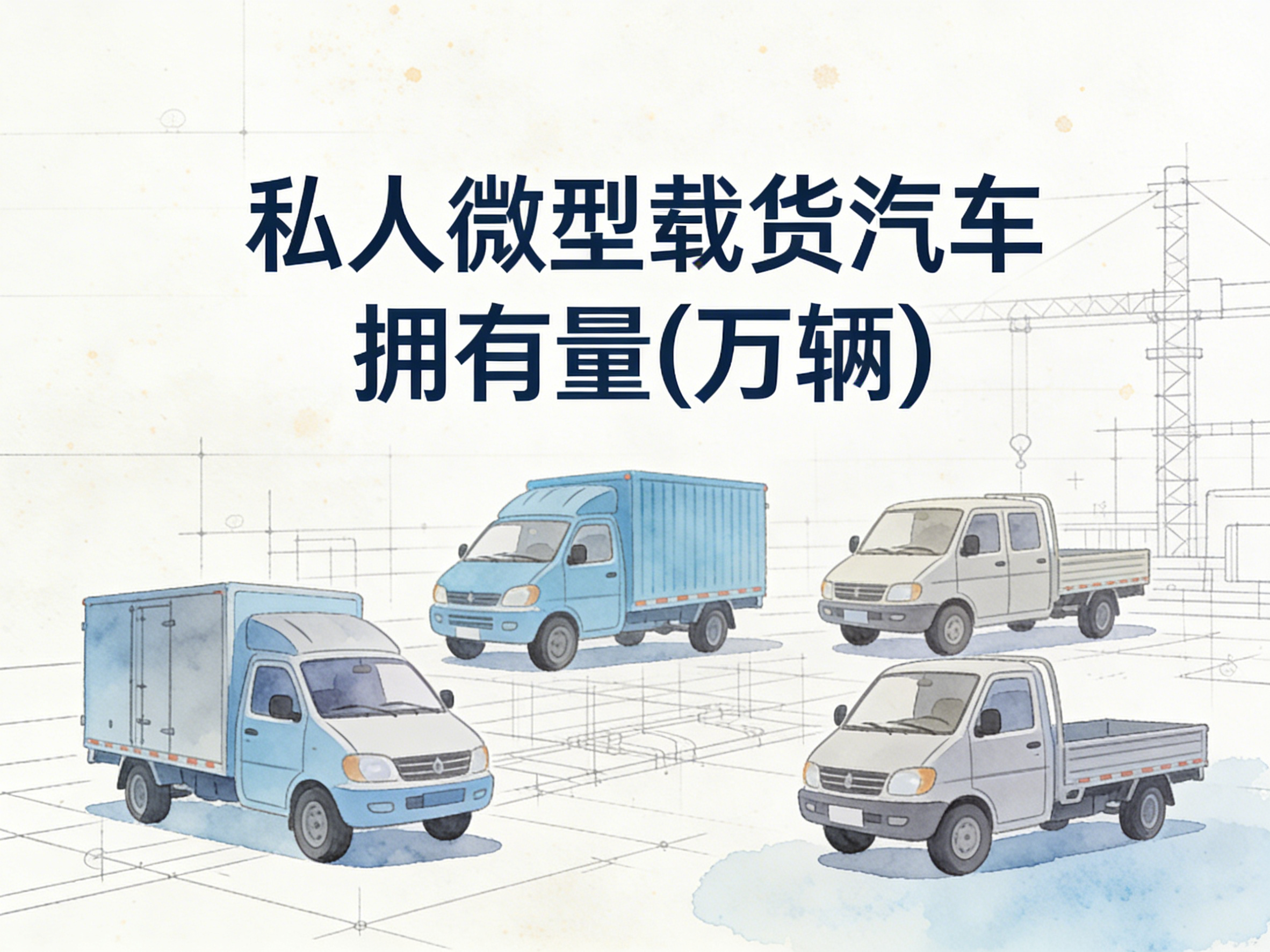 2002-2024年中国私人微型载货汽车拥有量数据集