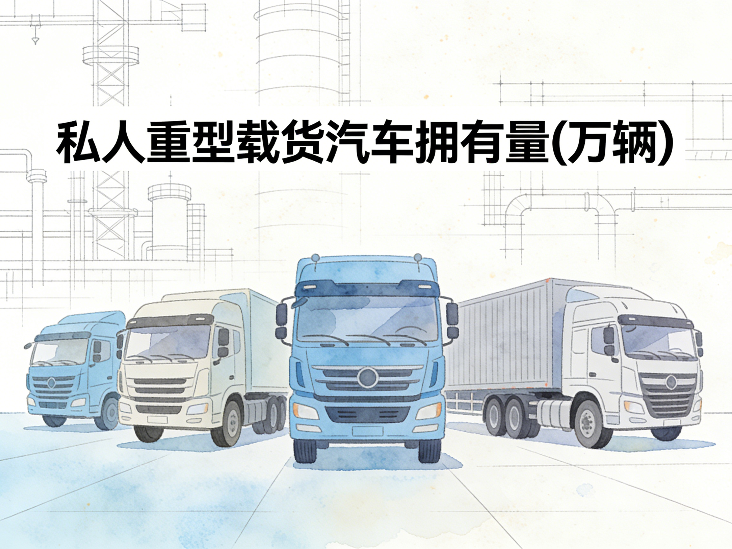 2002-2024年中国私人重型载货汽车拥有量数据集