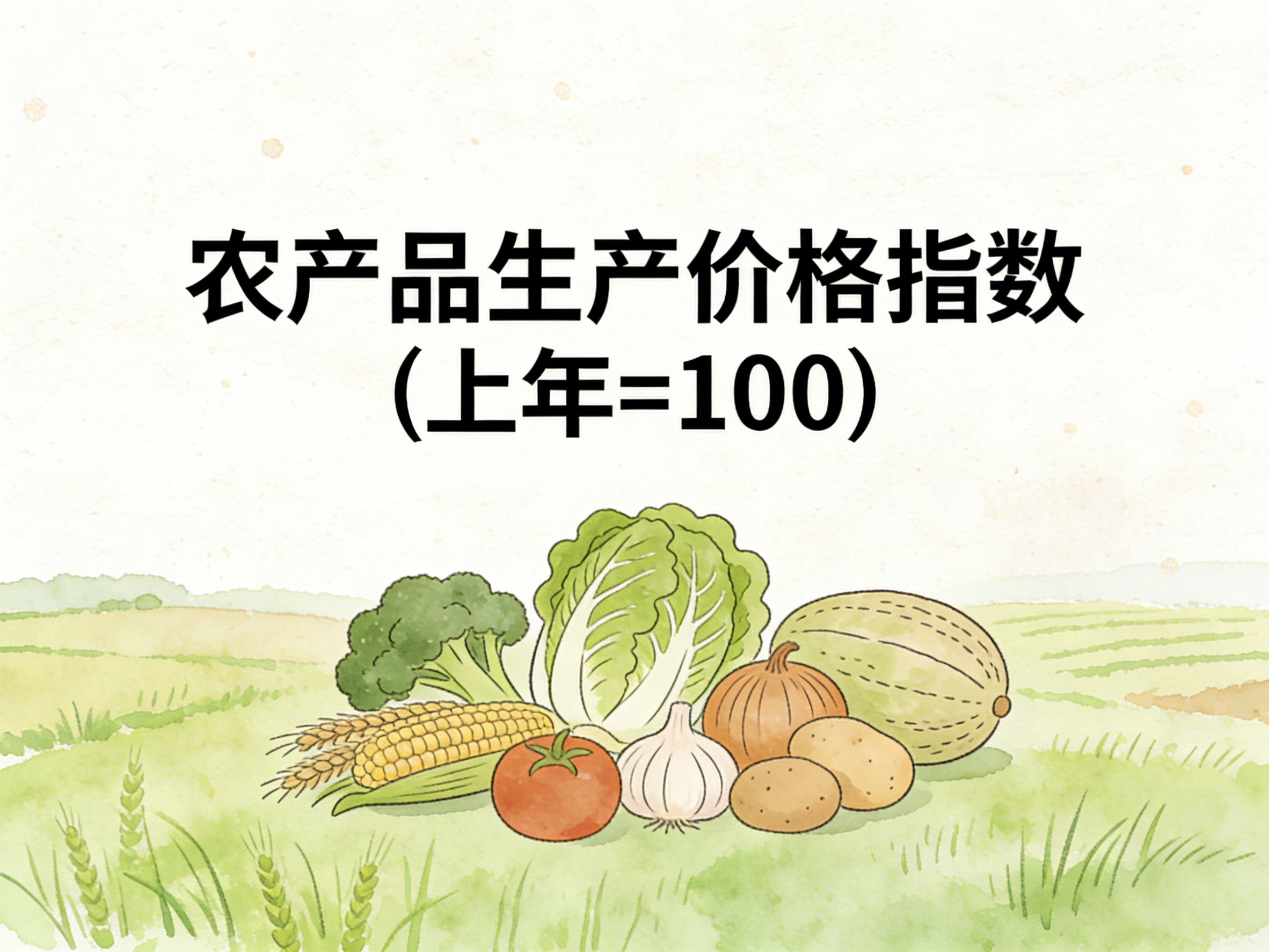 2003-2024年中国农产品生产价格指数数据集