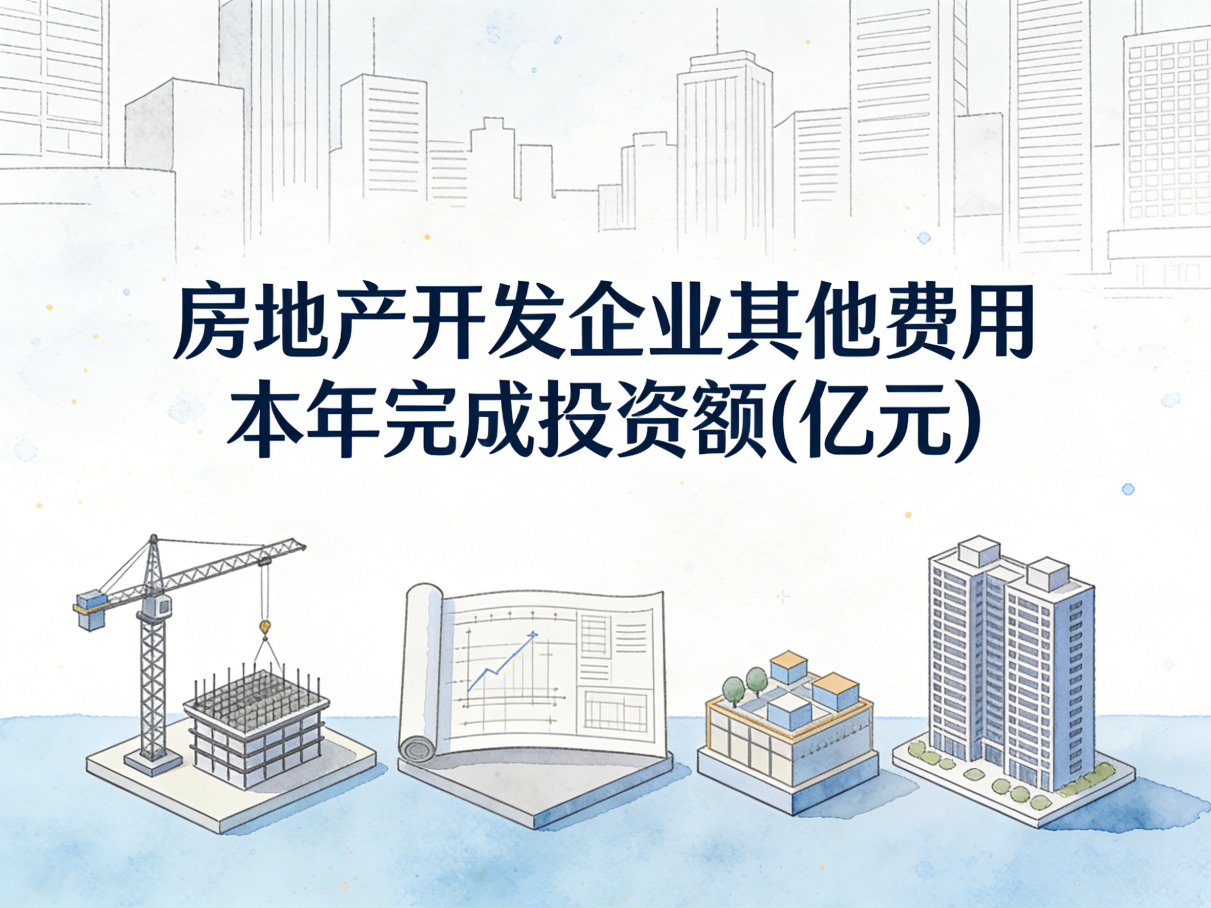 2003-2024年中国房地产开发企业其他费用本年完成投资额数据集