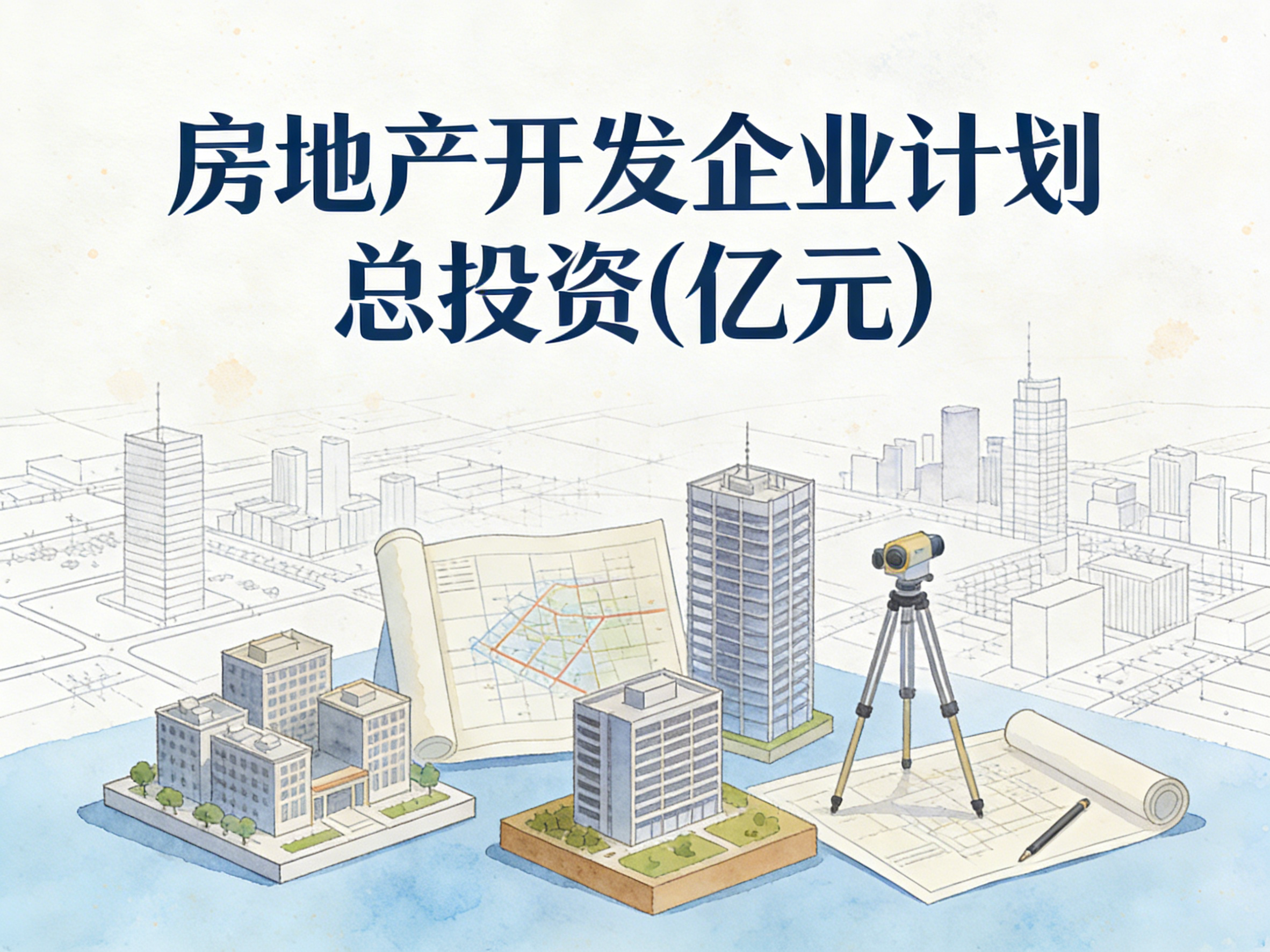 2003-2024年中国房地产开发企业计划总投资数据集