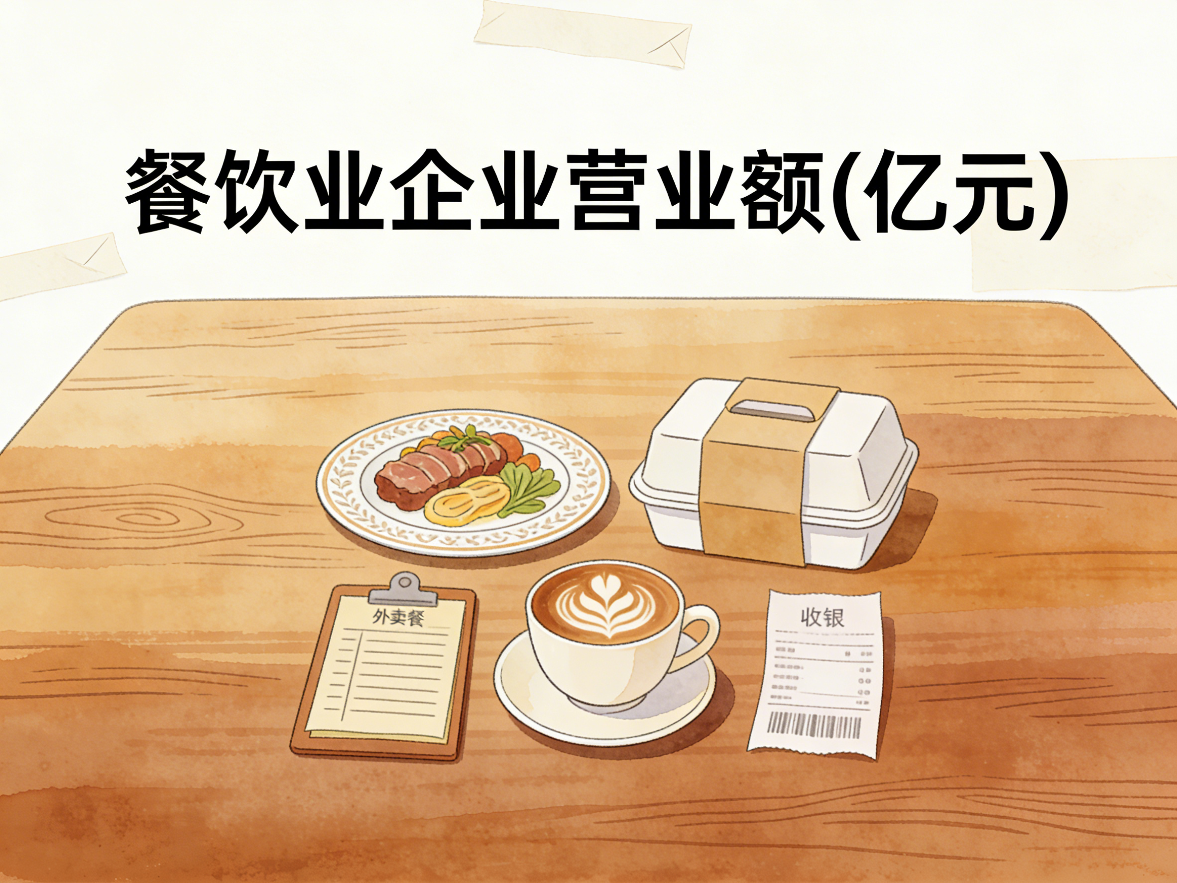 2004-2024年中国餐饮业企业营业额数据集