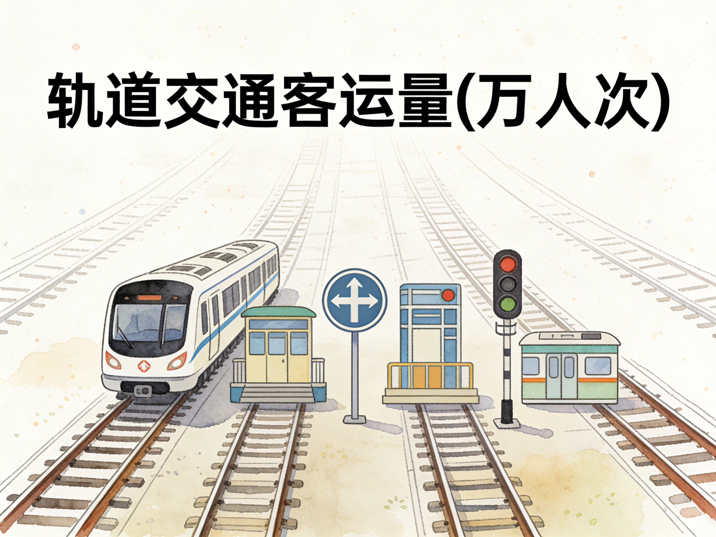 2004-2024年中国轨道交通客运量数据集