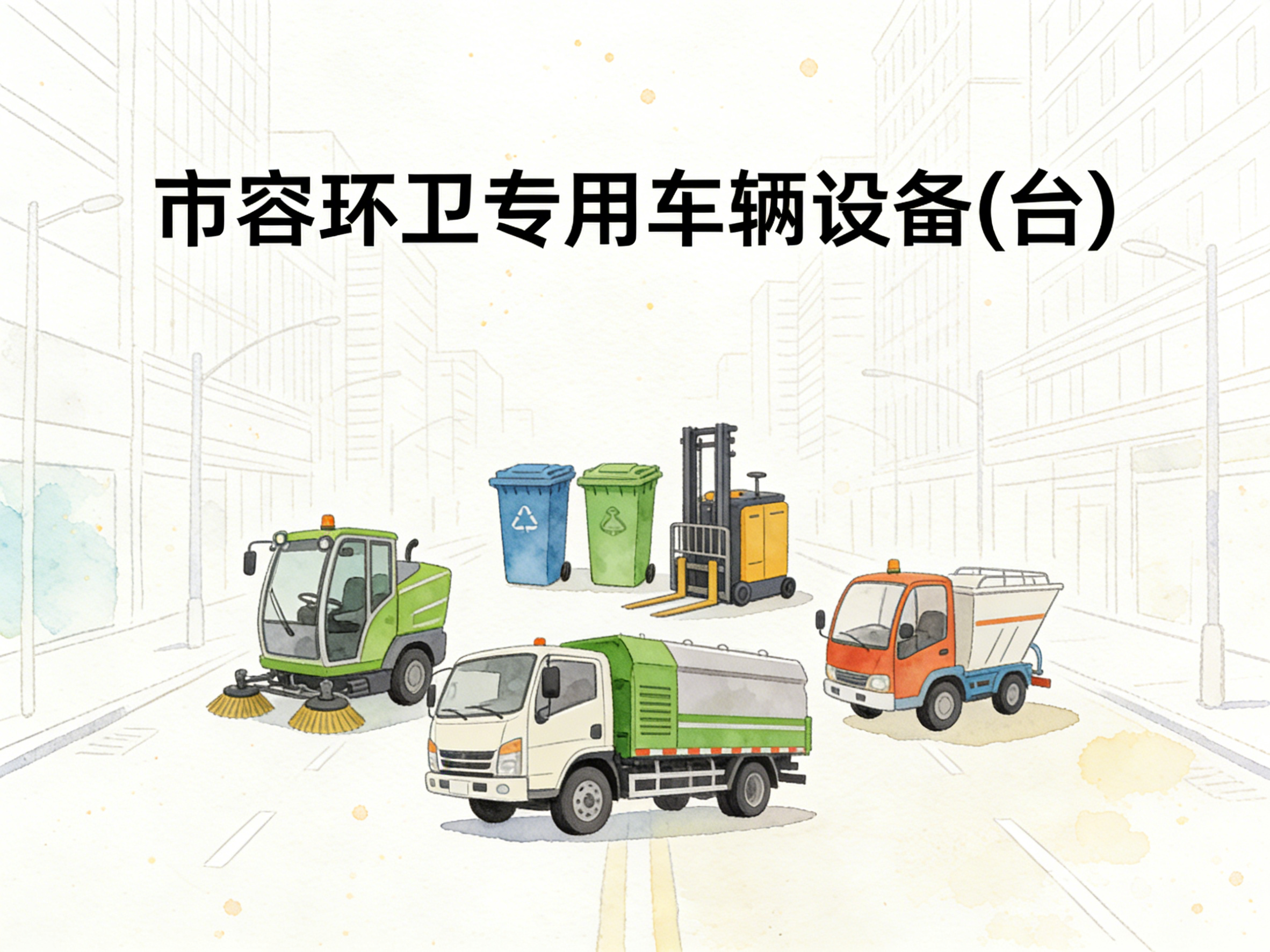2004-2024年中国市容环卫专用车辆设备数据集