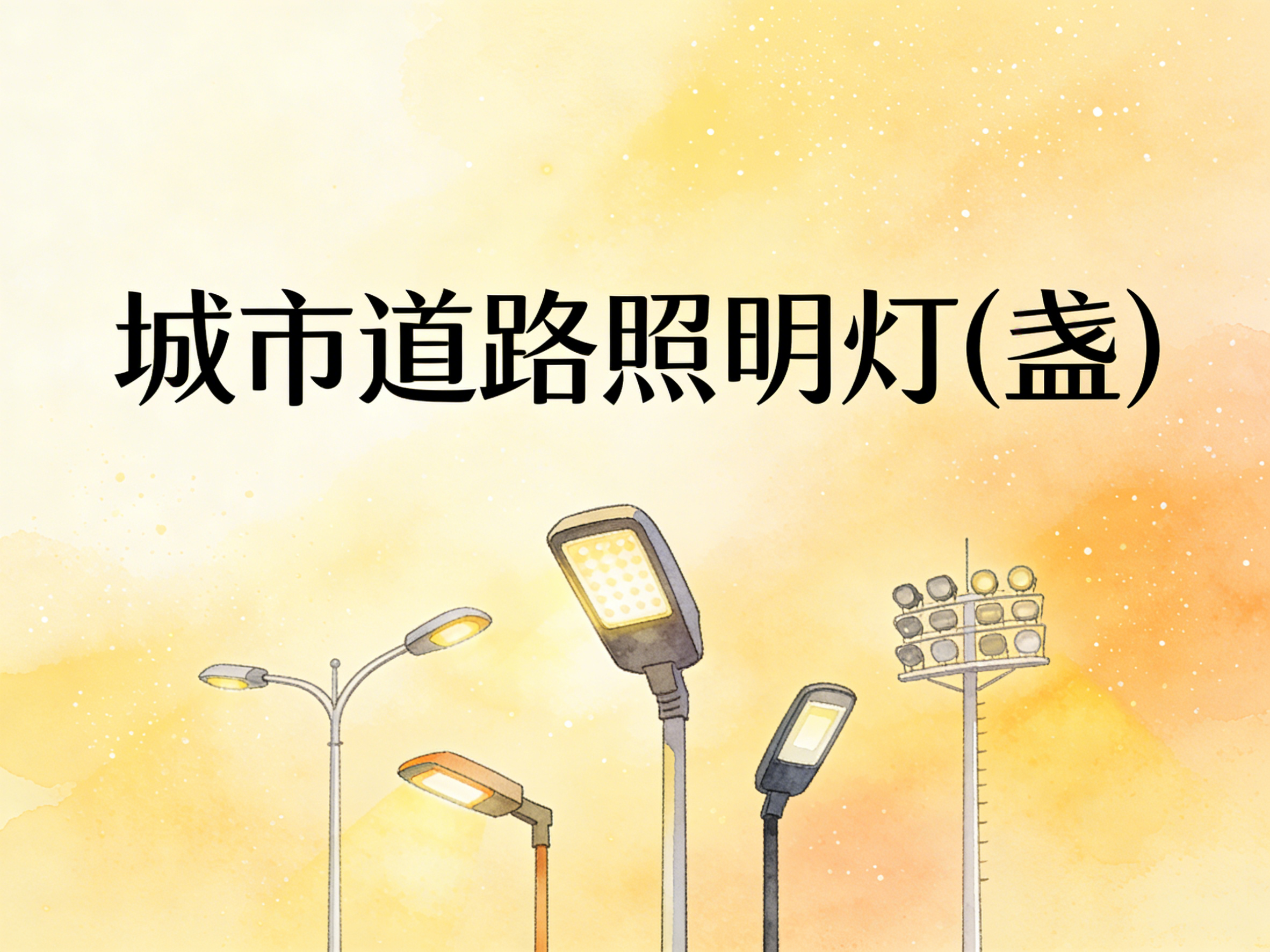 2004-2024年中国城市道路照明灯数据集