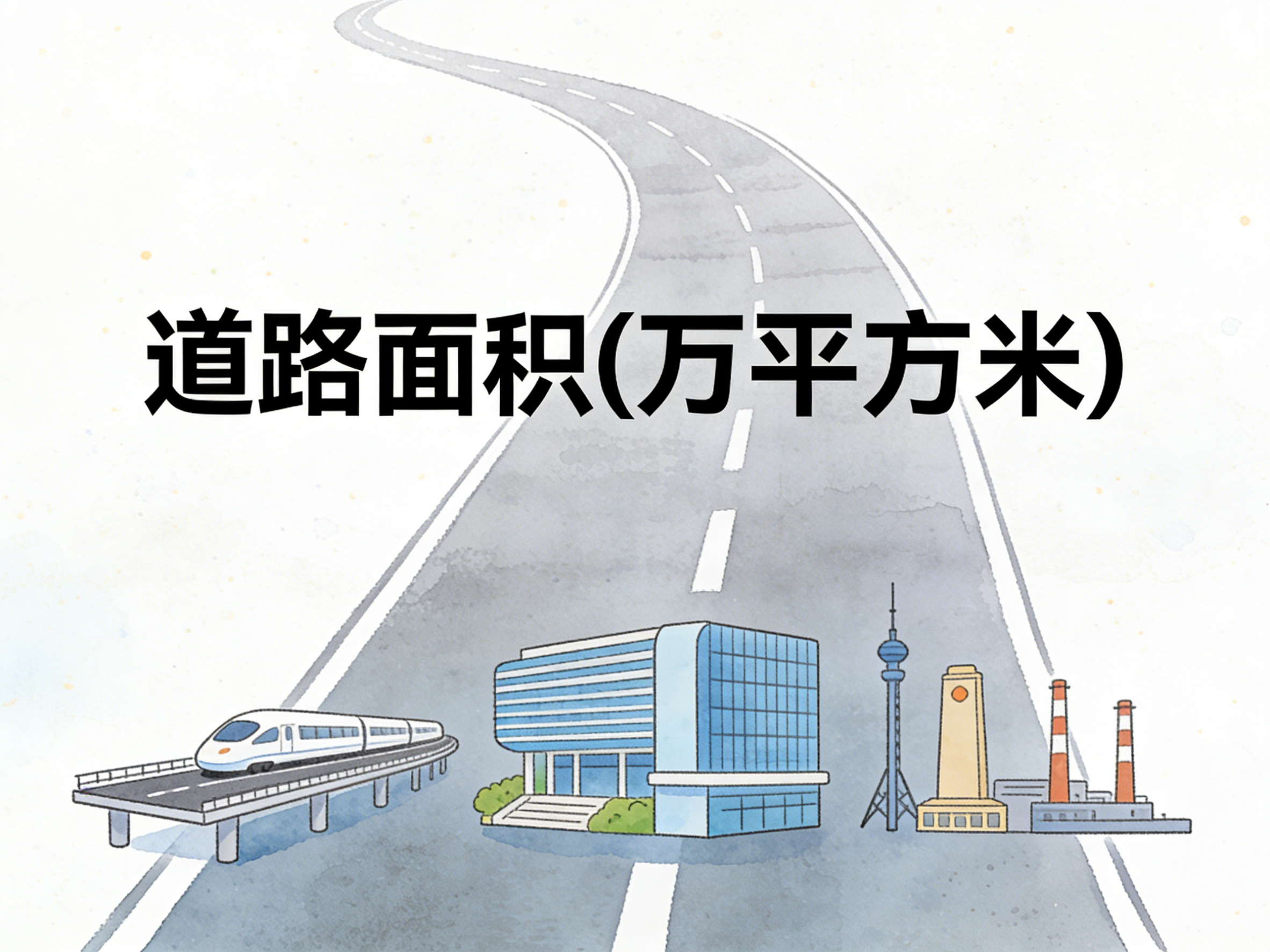 2004-2024年中国道路面积数据集