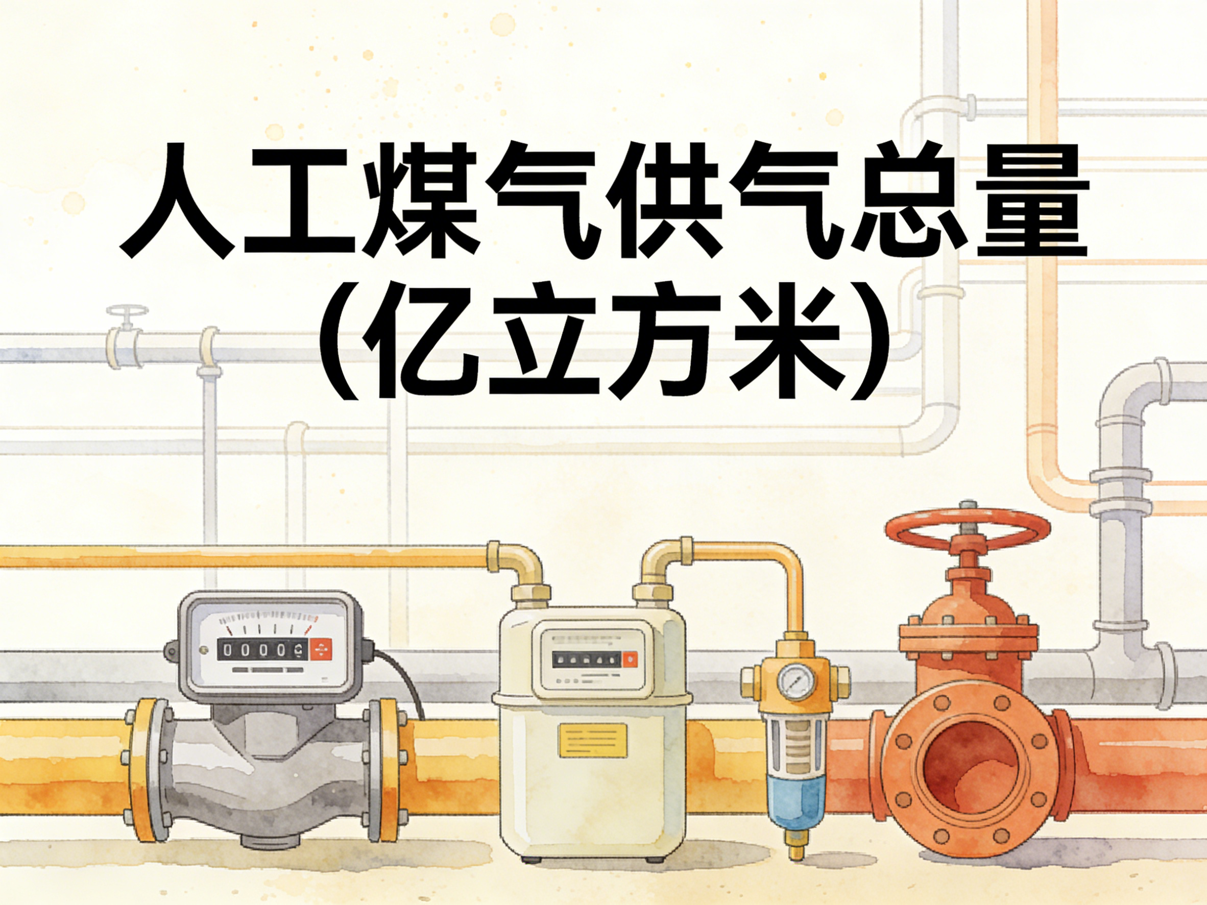 2004-2024年中国人工煤气供气总量数据集