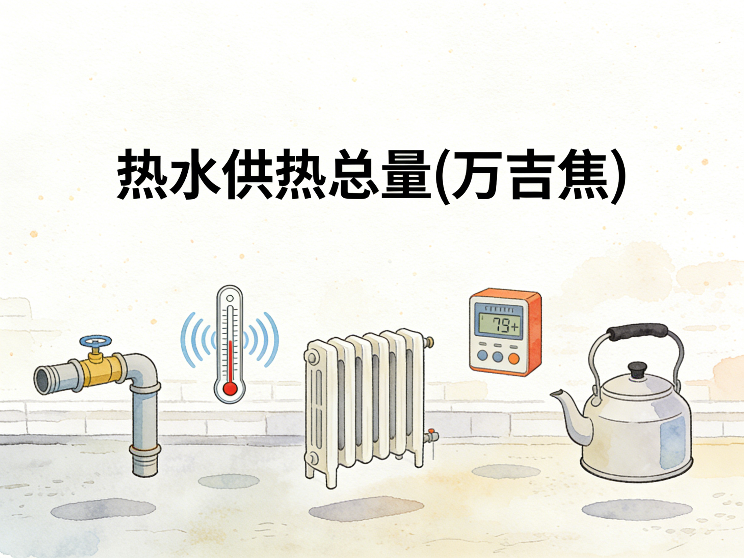 2004-2024年中国热水供热总量数据集