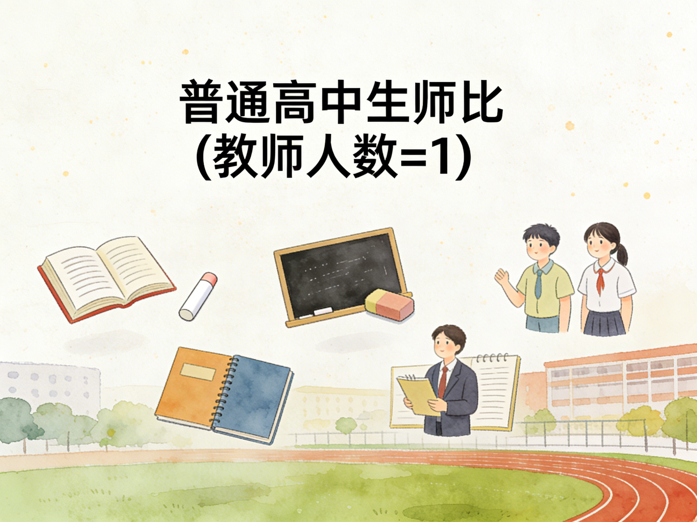 2004-2024年中国普通高中生师比数据集