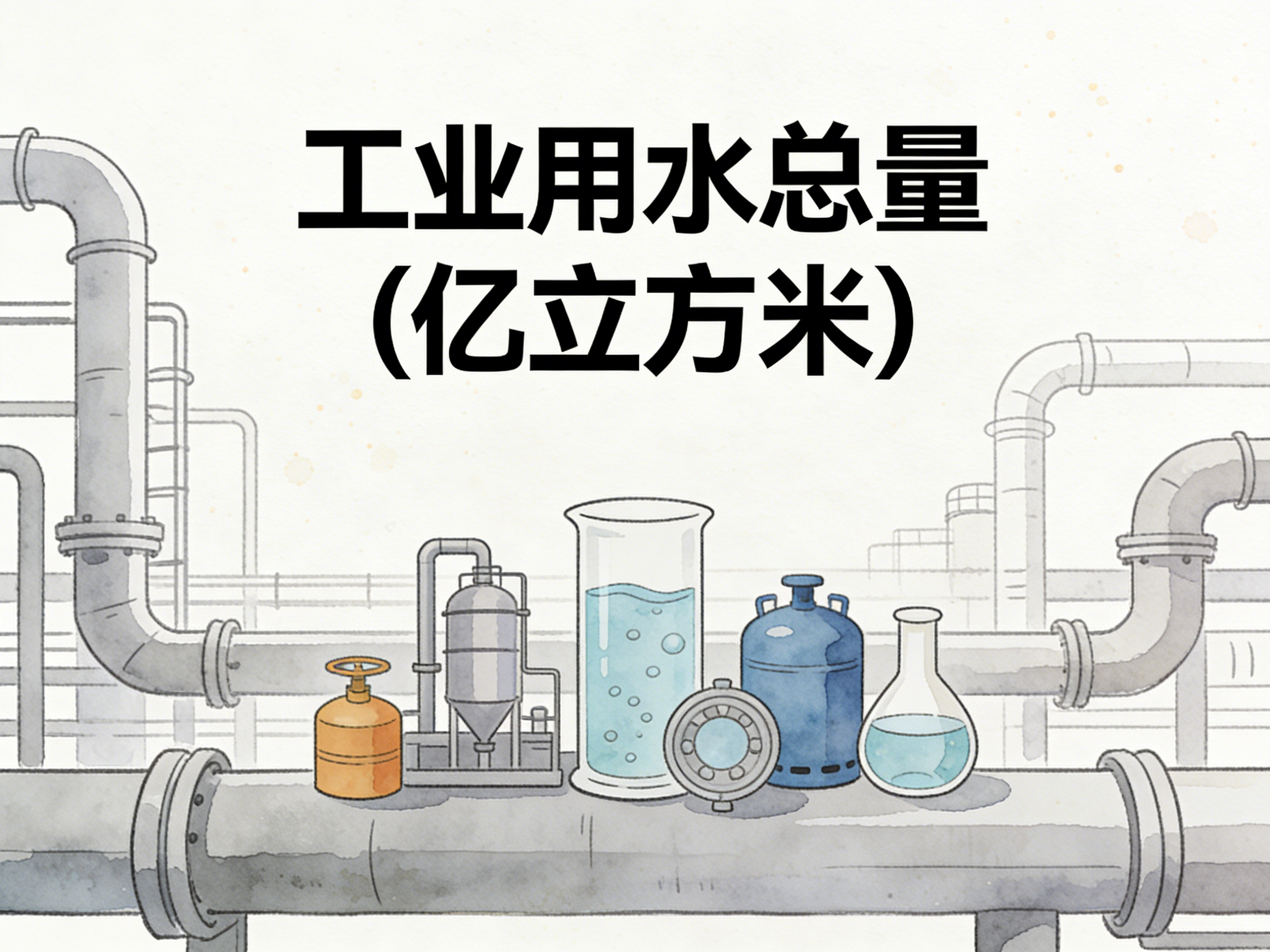 2004-2024年中国工业用水总量数据集