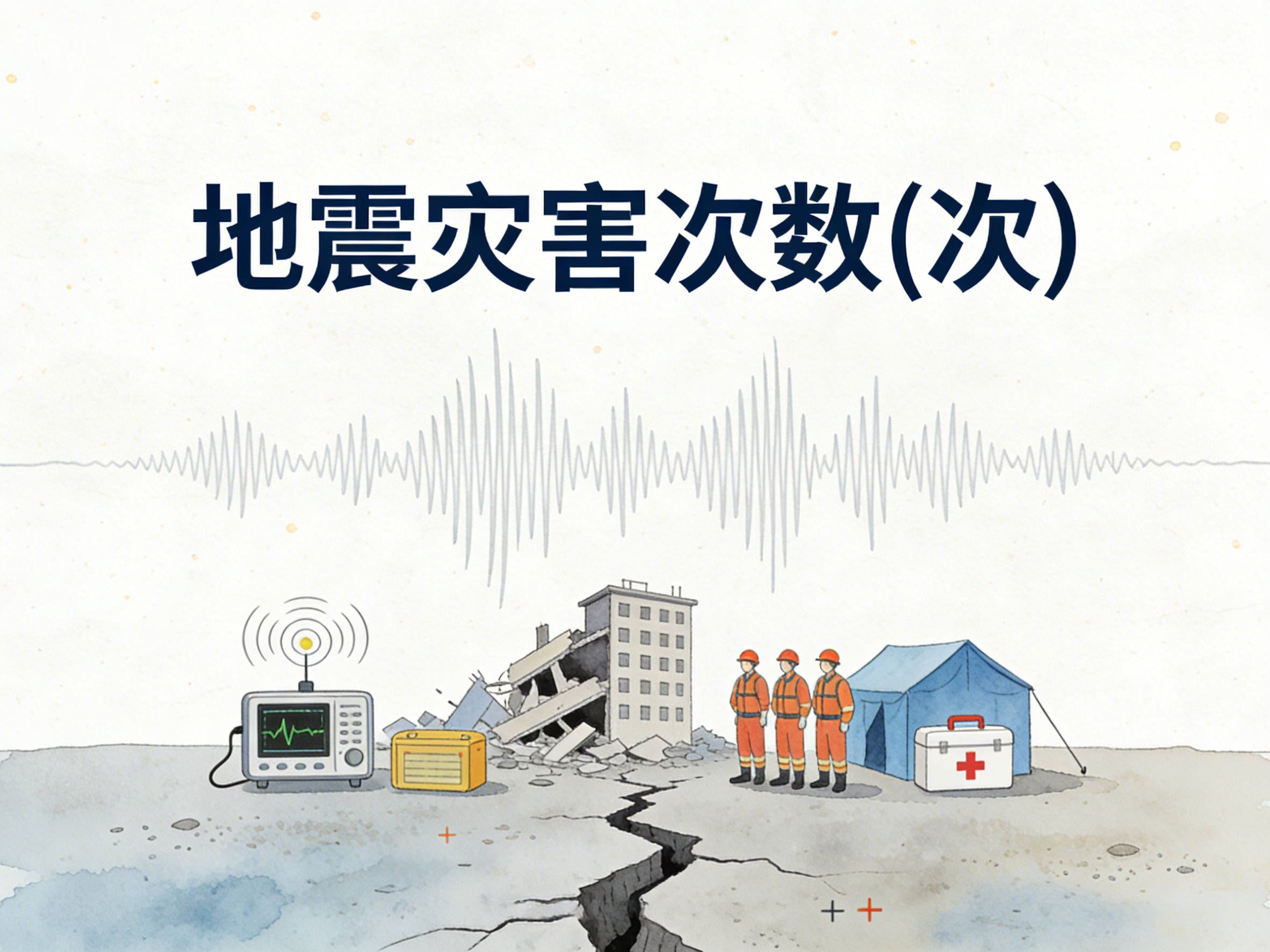 2004-2024年中国地震灾害次数数据集