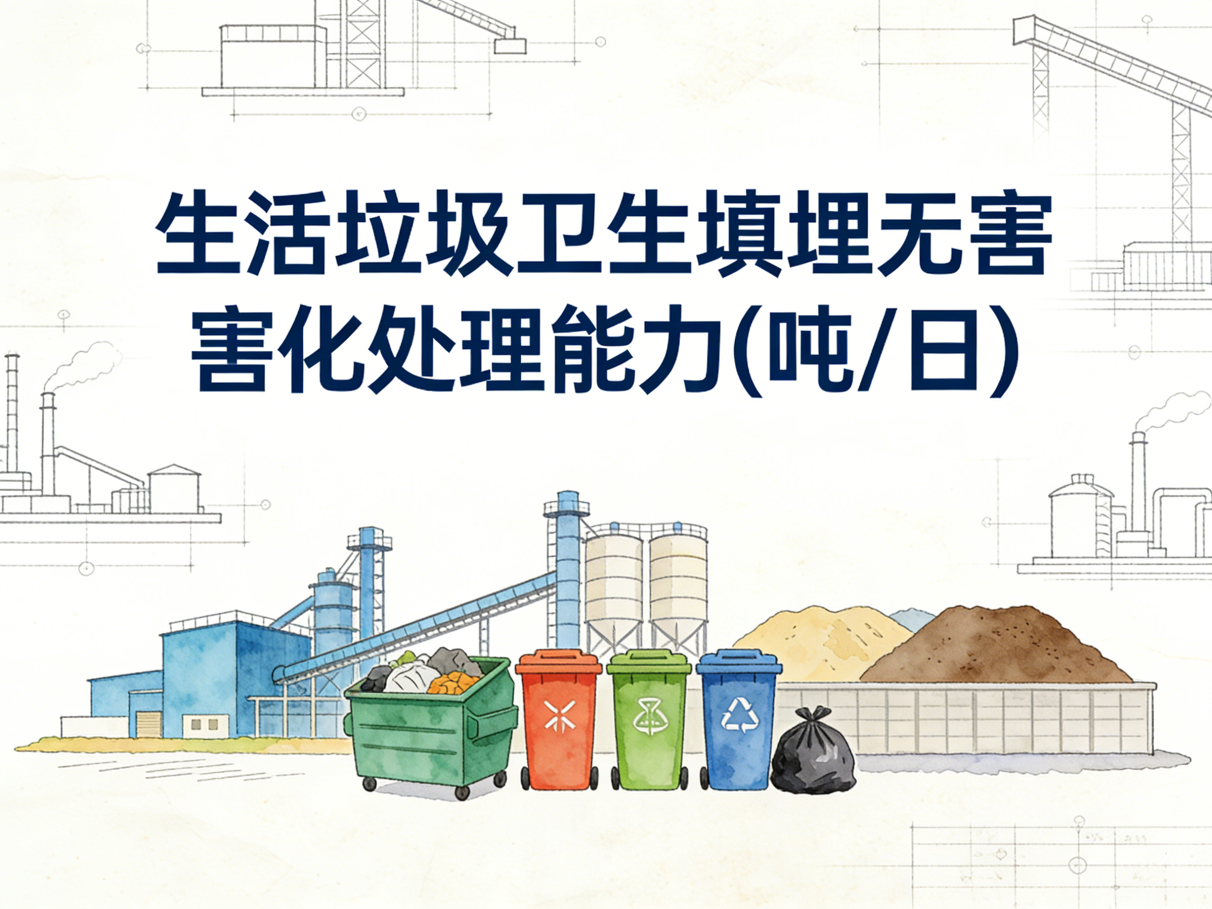 2004-2024年中国生活垃圾卫生填埋无害化处理能力数据集