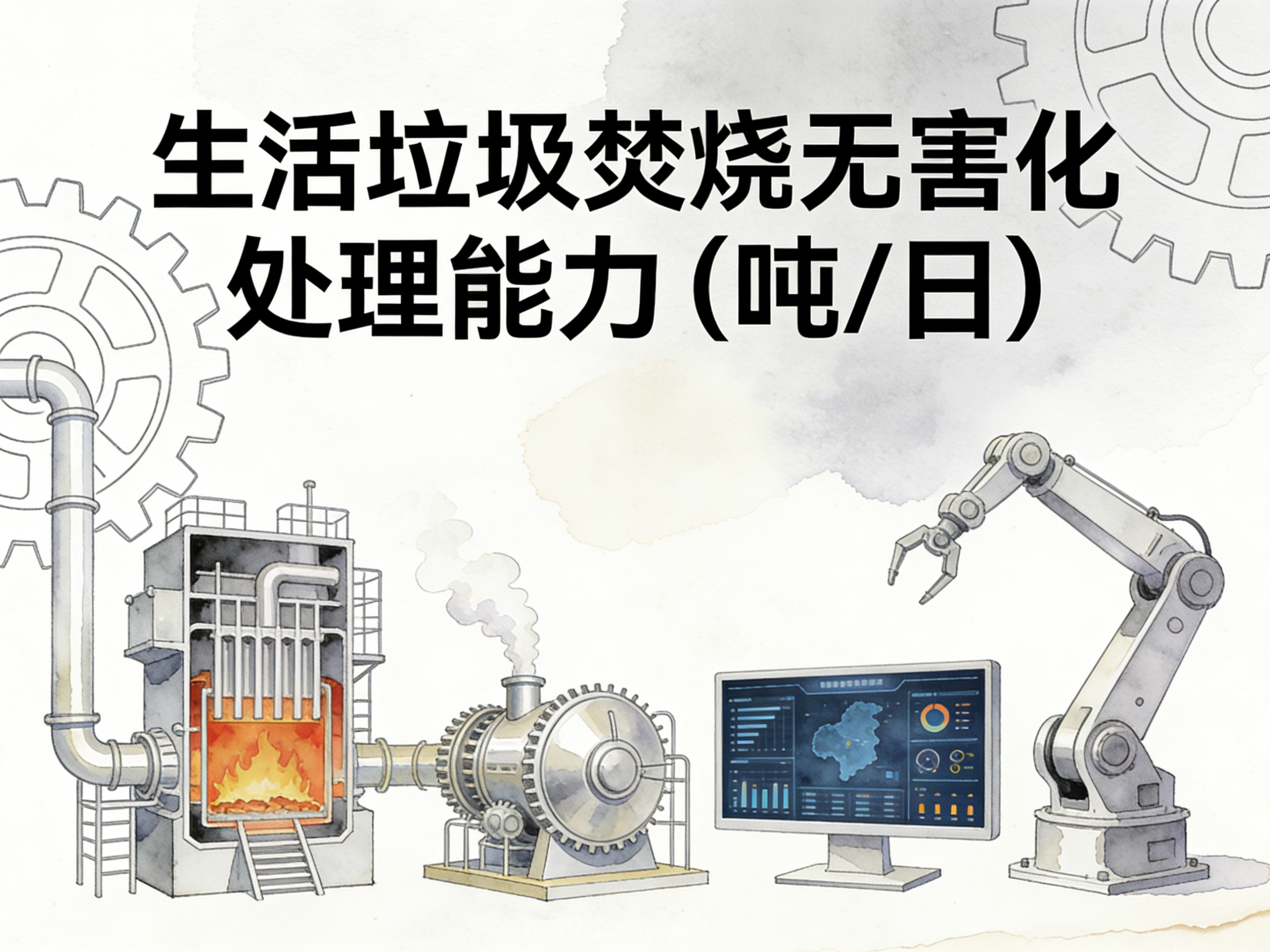 2004-2024年中国生活垃圾焚烧无害化处理能力数据集
