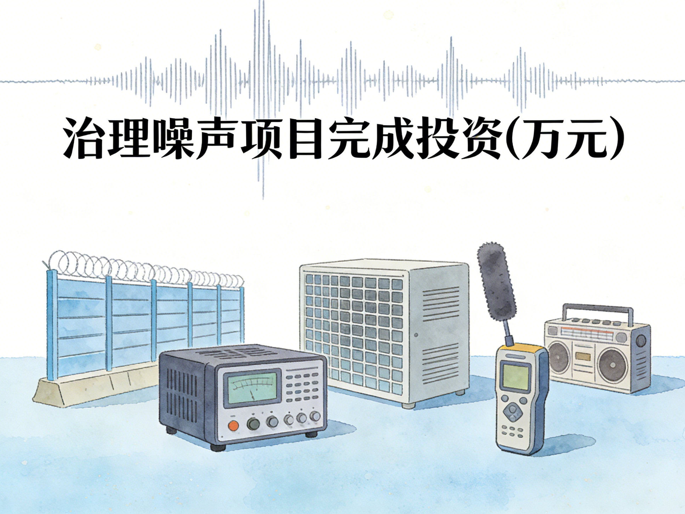 2004-2024年中国治理噪声项目完成投资数据集