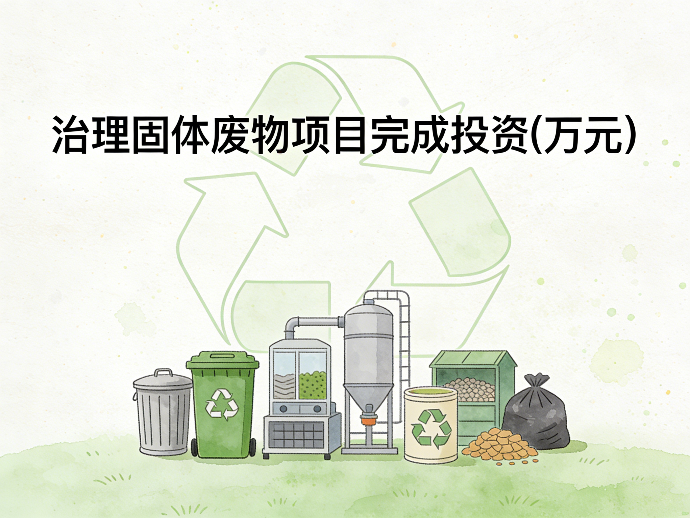 2004-2024年中国治理固体废物项目完成投资数据集