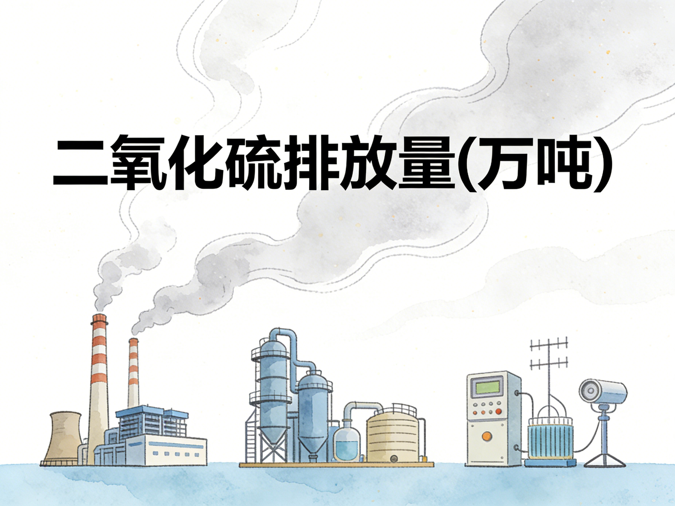 2004-2024年中国二氧化硫排放量数据集