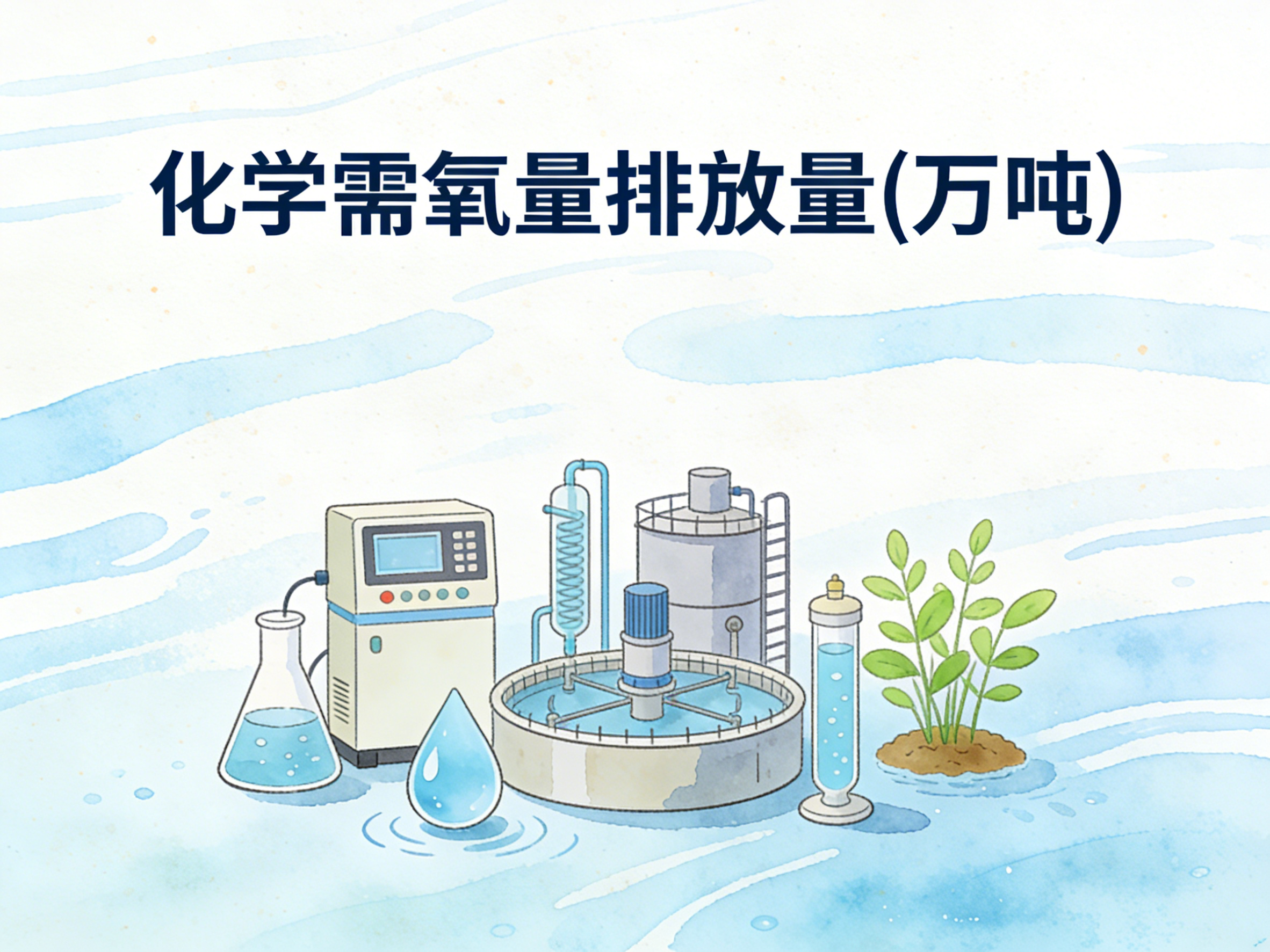 2004-2024年中国化学需氧量排放量数据集