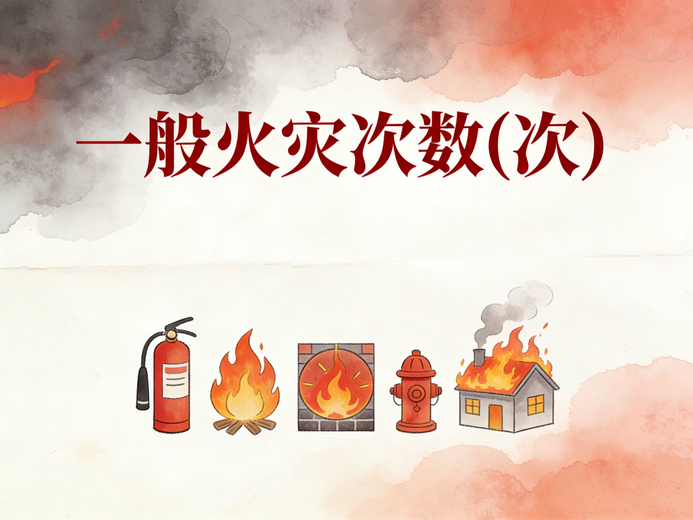 2004-2024年中国一般火灾次数数据集