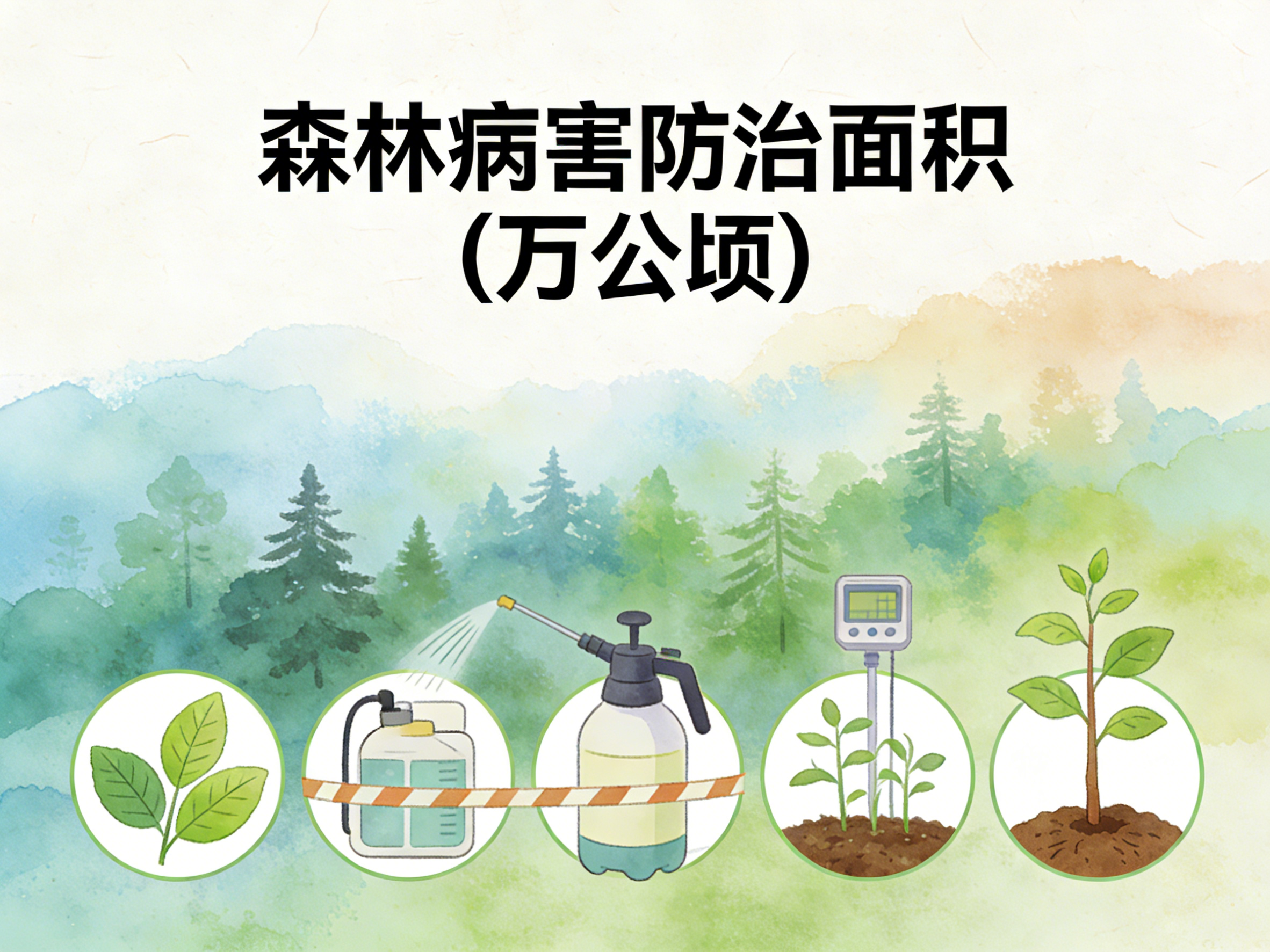 2004-2024年中国森林病害防治面积数据集