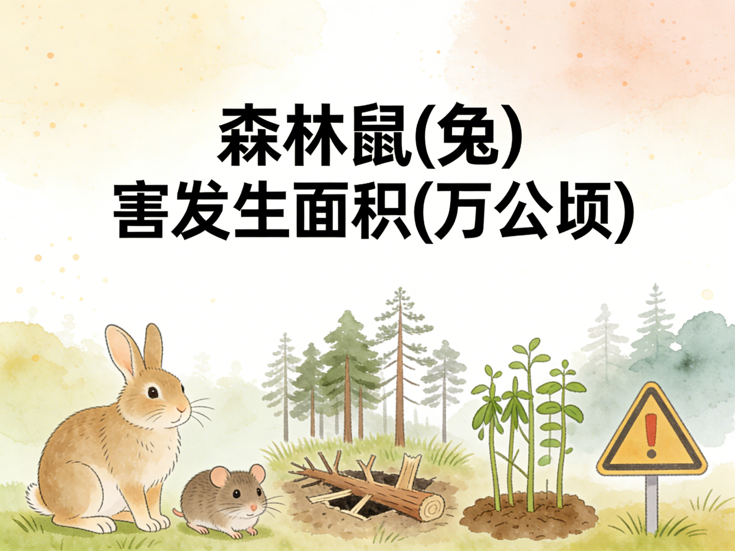 2004-2024年中国森林鼠(兔)害发生面积数据集