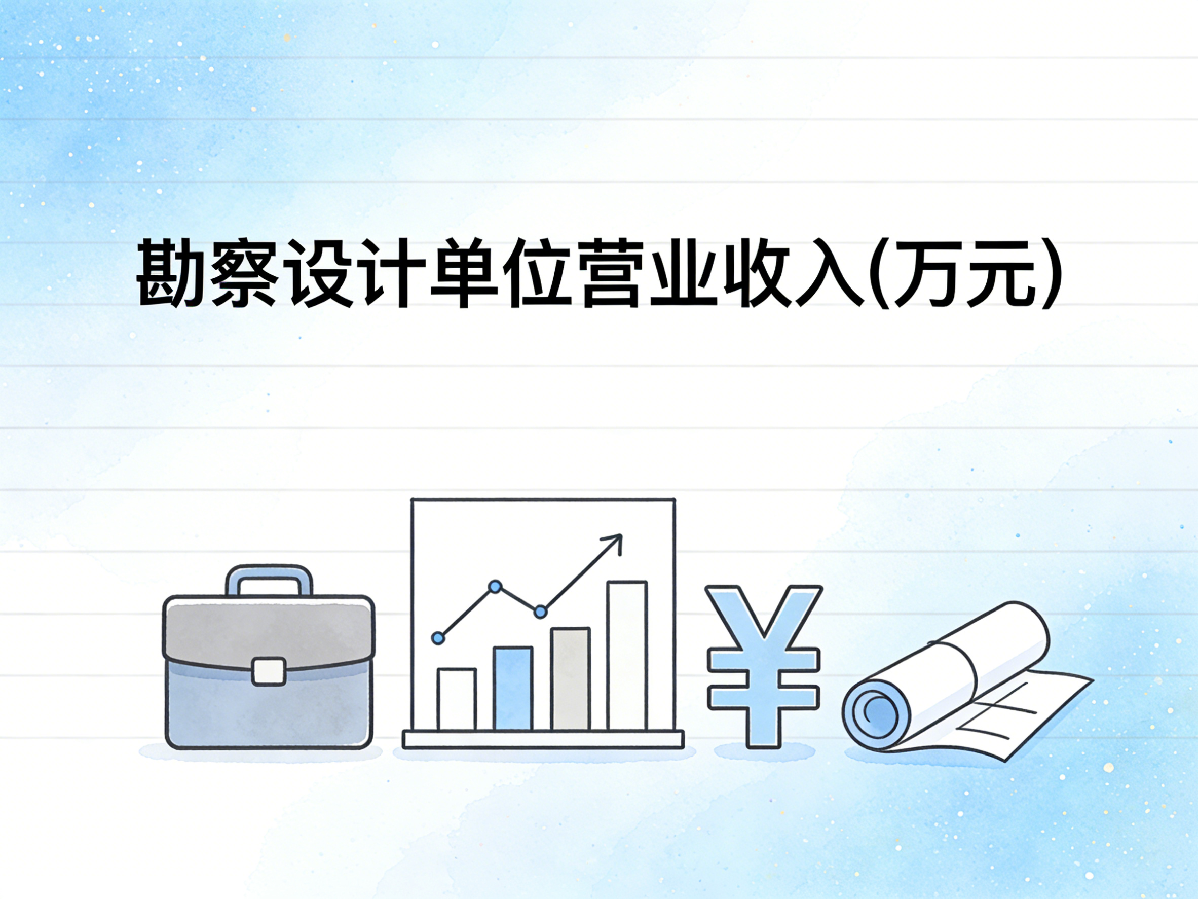 2005-2024年中国勘察设计单位营业收入数据集