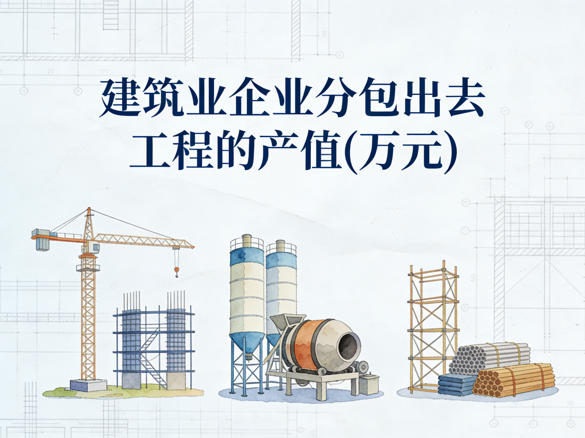 2005-2024年中国建筑业企业分包出去工程的产值数据集