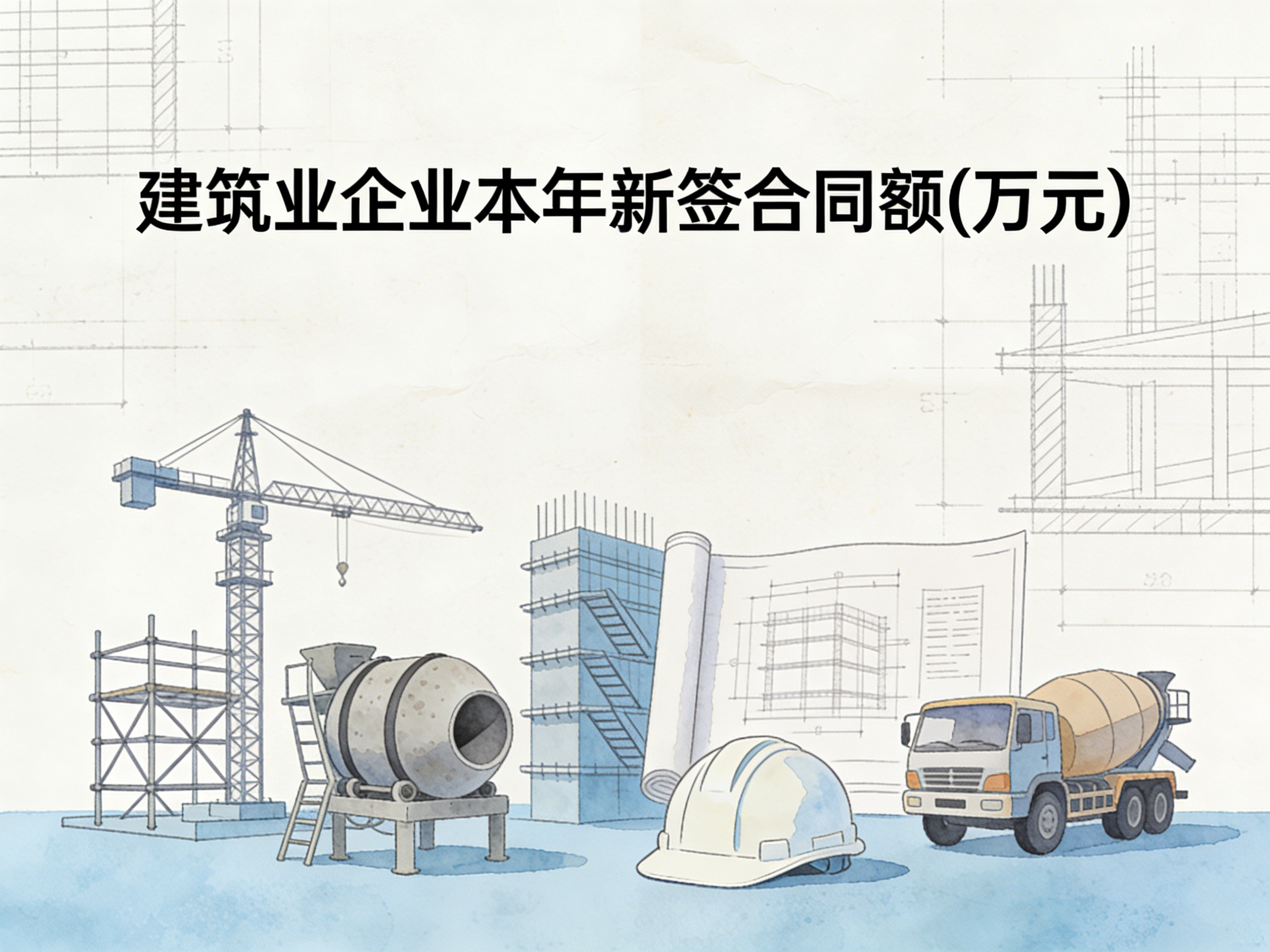 2005-2024年中国建筑业企业本年新签合同额数据集