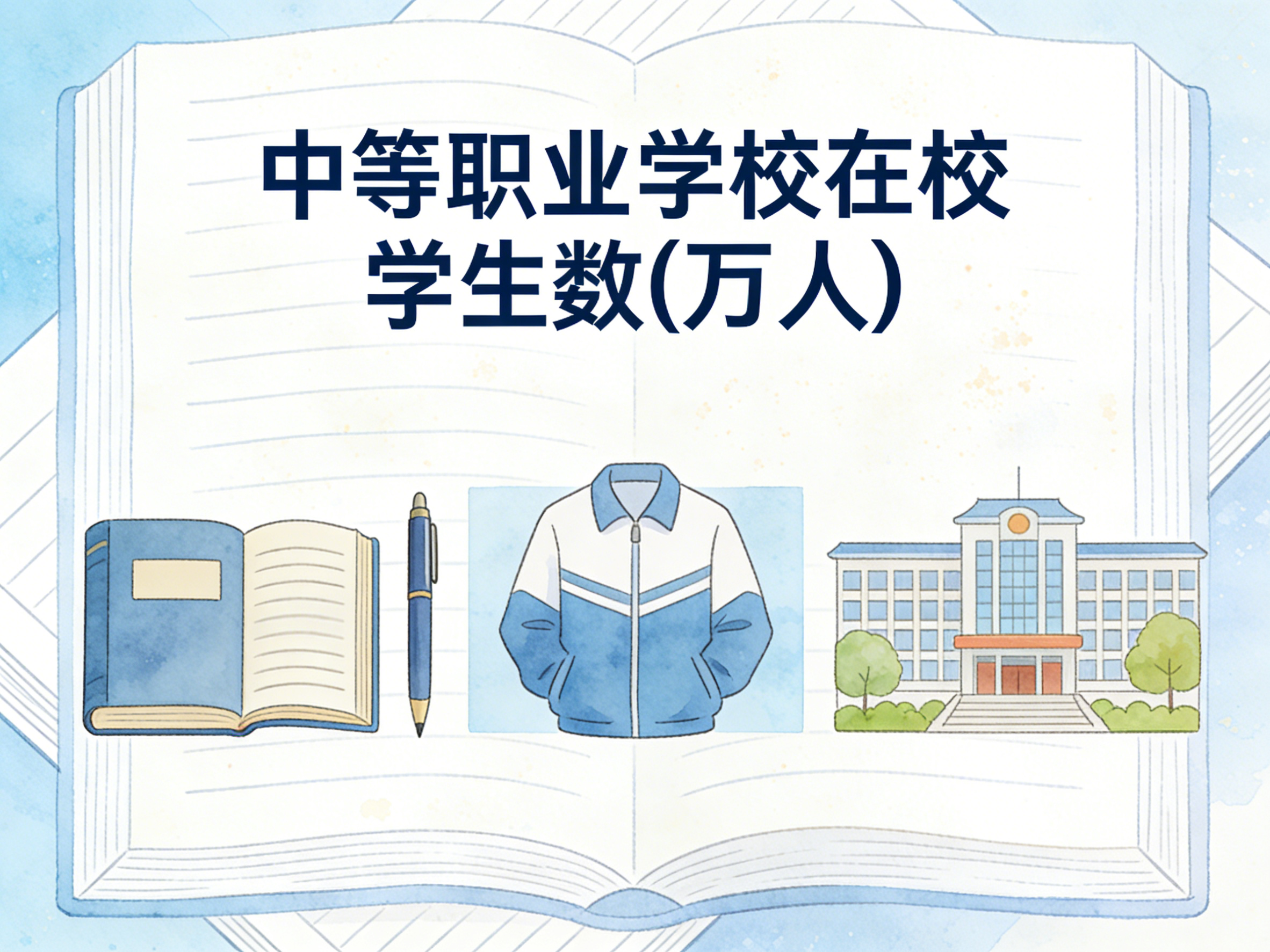 2005-2024年中国中等职业学校在校学生数数据集